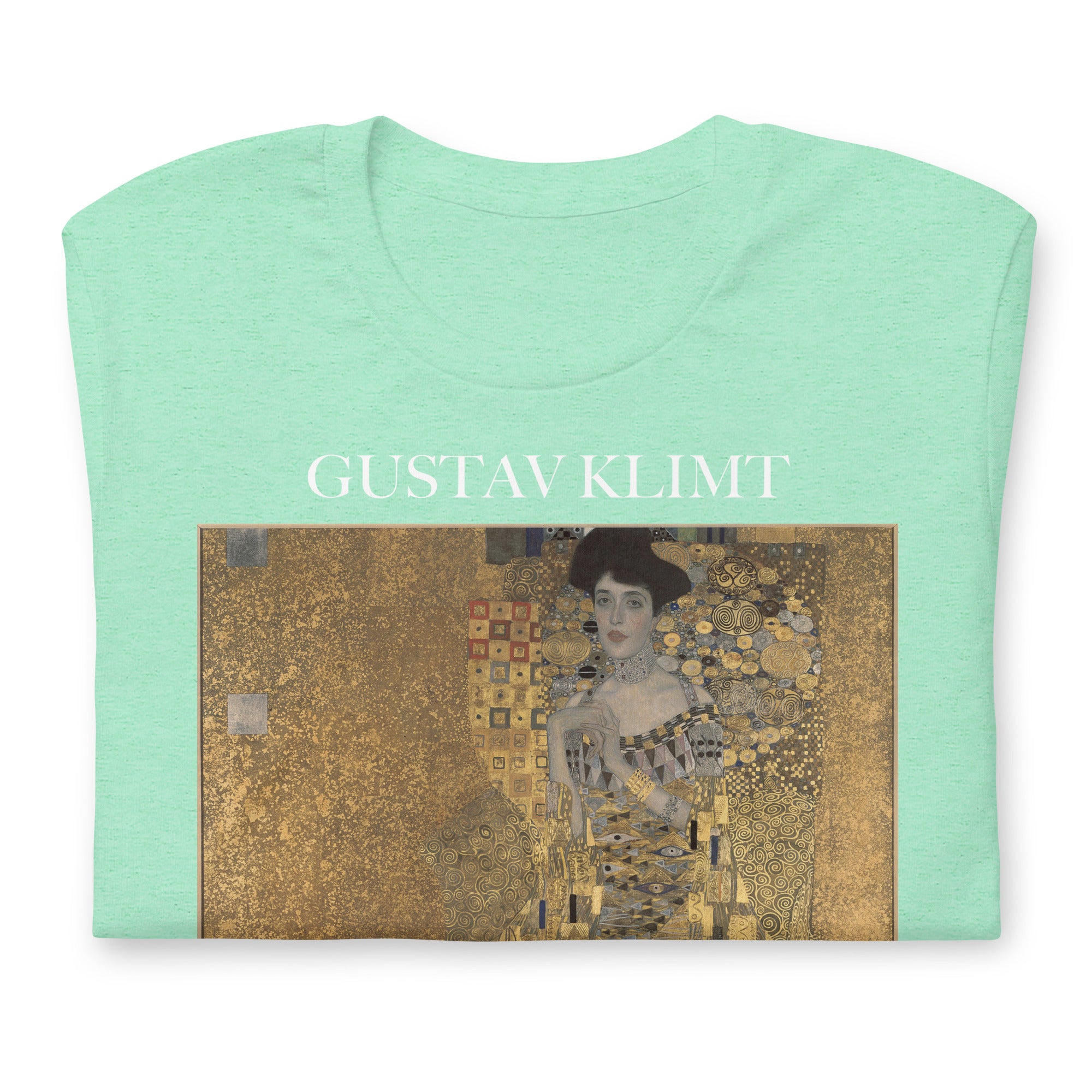 Gustav Klimt 'Portrait von Adele Bloch-Bauer I' Berühmtes Gemälde T-Shirt | Unisex Klassisches Kunst-T-Shirt