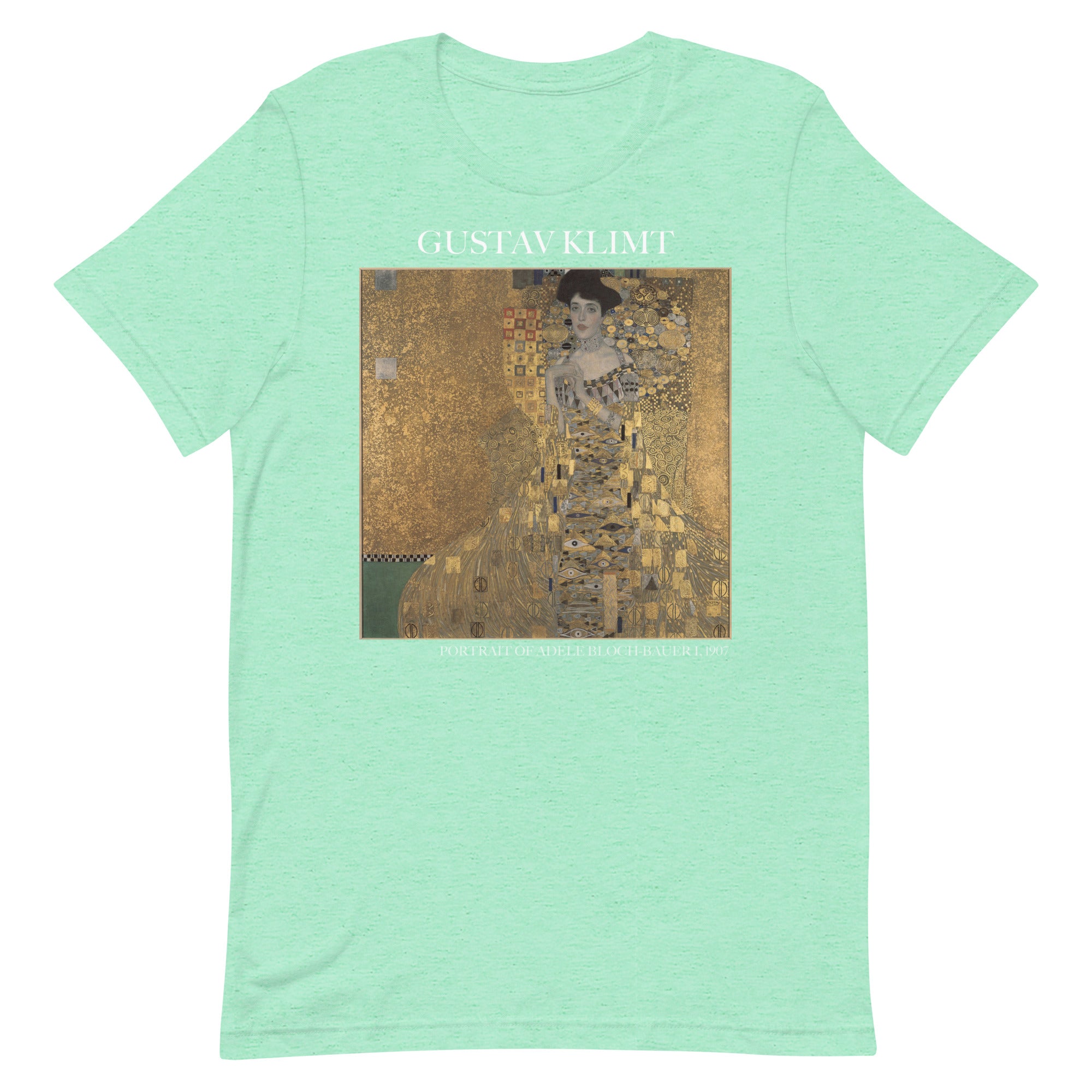 Gustav Klimt 'Portrait von Adele Bloch-Bauer I' Berühmtes Gemälde T-Shirt | Unisex Klassisches Kunst-T-Shirt