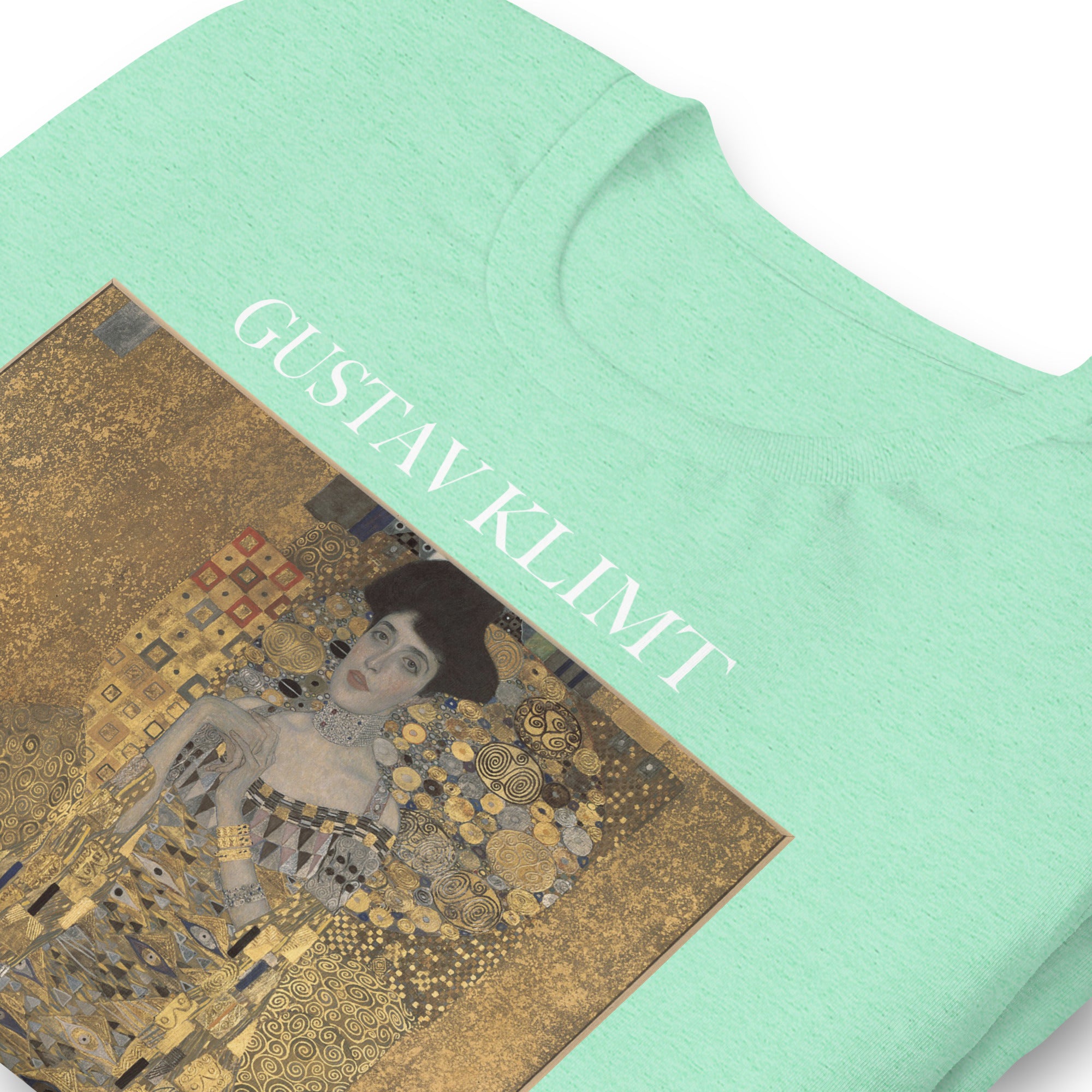 Gustav Klimt 'Portrait von Adele Bloch-Bauer I' Berühmtes Gemälde T-Shirt | Unisex Klassisches Kunst-T-Shirt