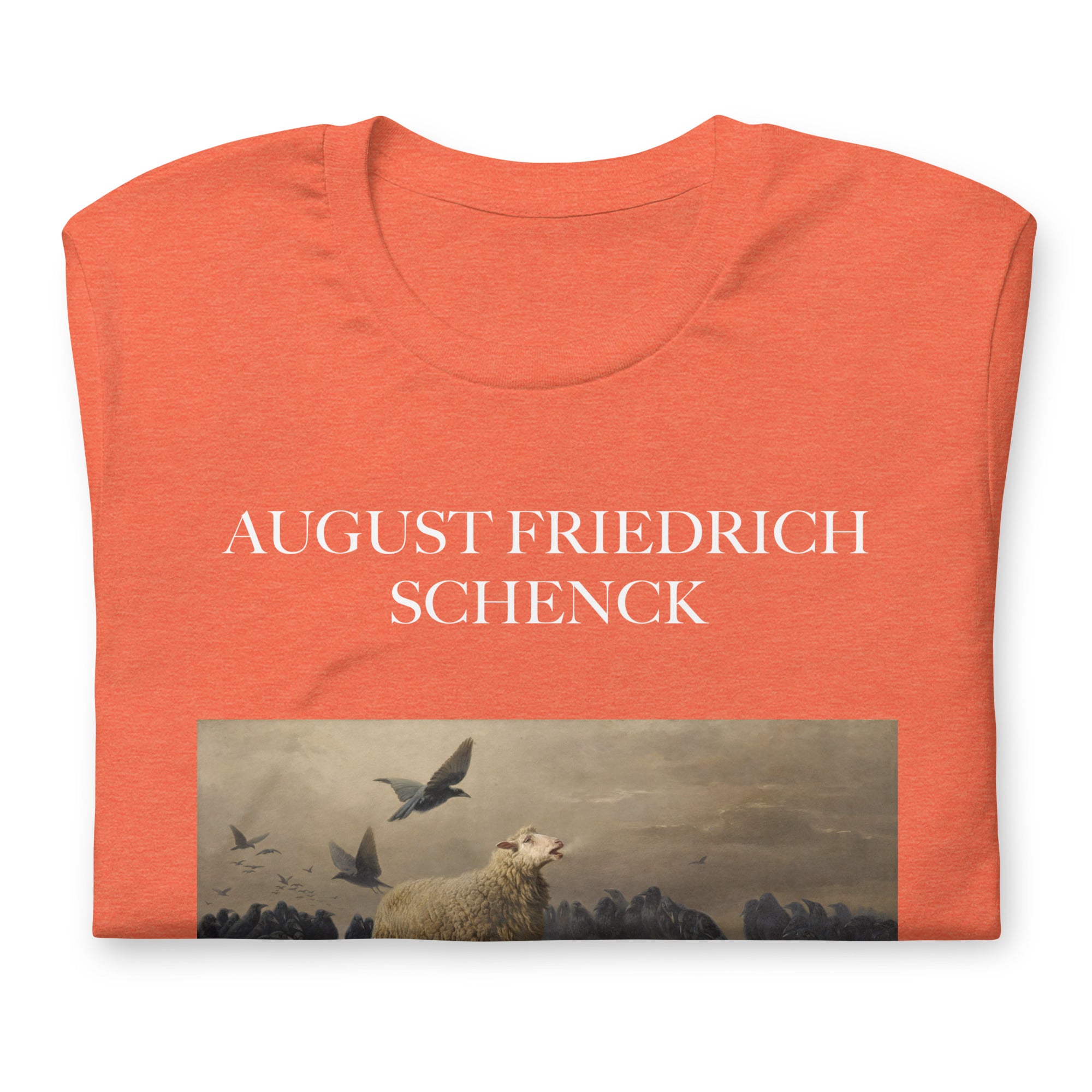 August Friedrich Schenck 'Anguish' Berühmtes Gemälde T-Shirt | Unisex Klassisches Kunst-T-Shirt