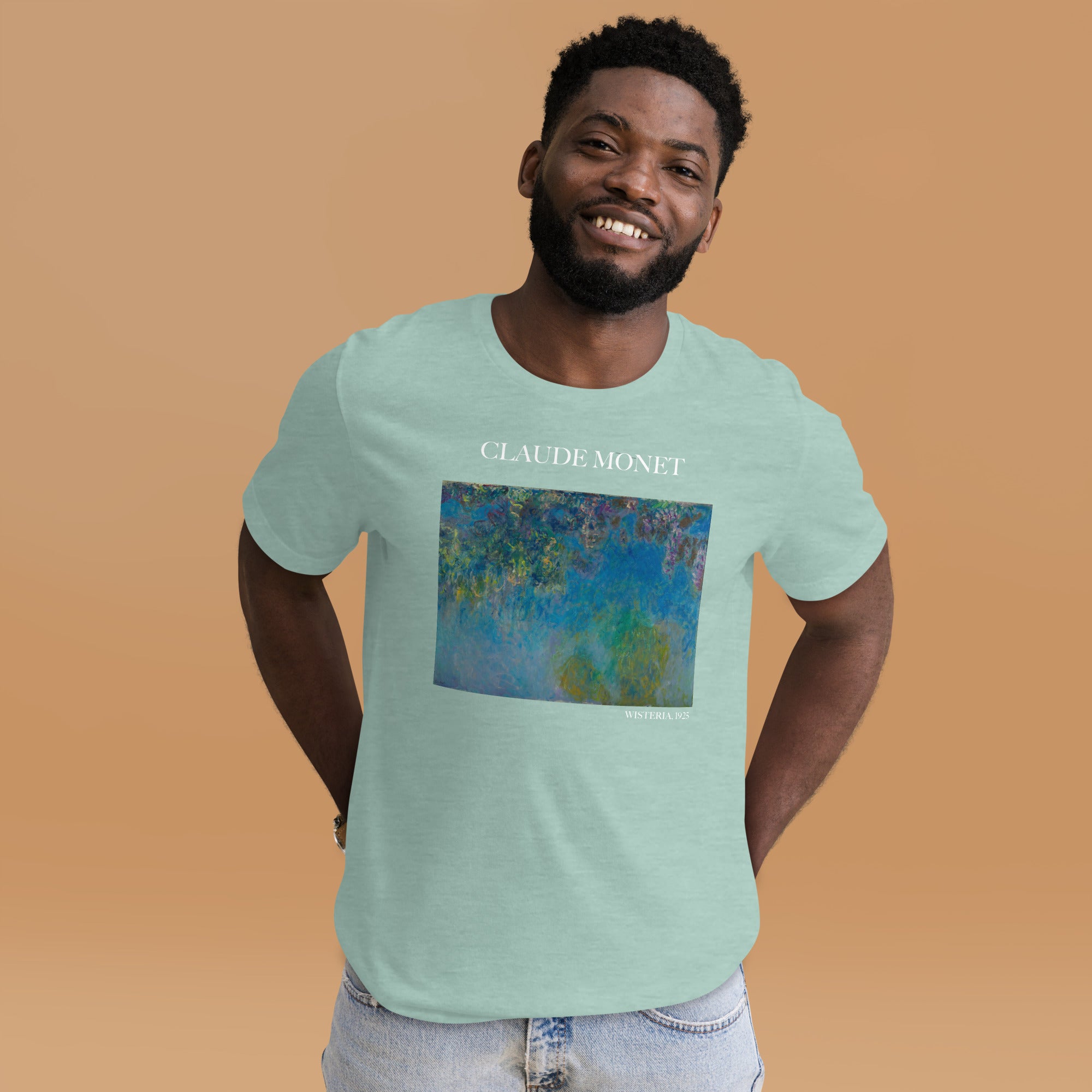 T-Shirt „Wisteria“ von Claude Monet, berühmtes Gemälde, Unisex, klassisches Kunst-T-Shirt