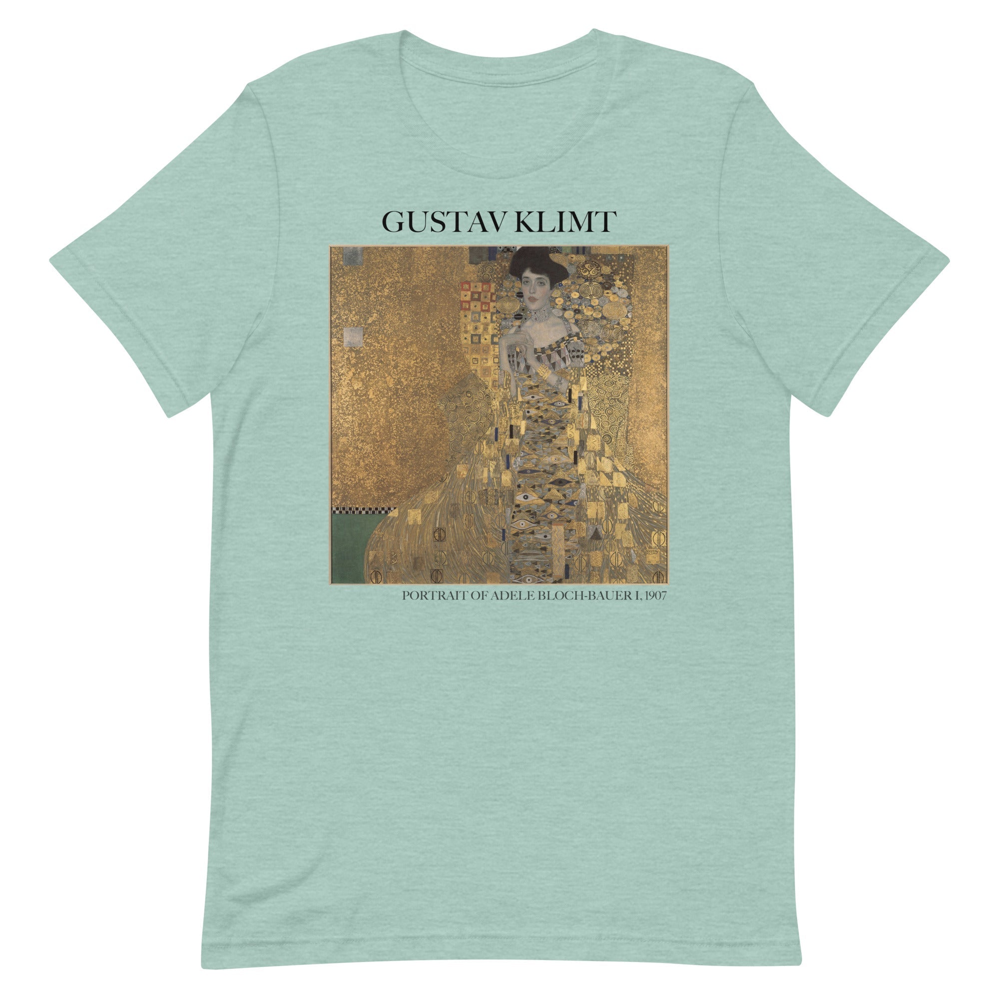 Gustav Klimt 'Portrait von Adele Bloch-Bauer I' Berühmtes Gemälde T-Shirt | Unisex Klassisches Kunst-T-Shirt