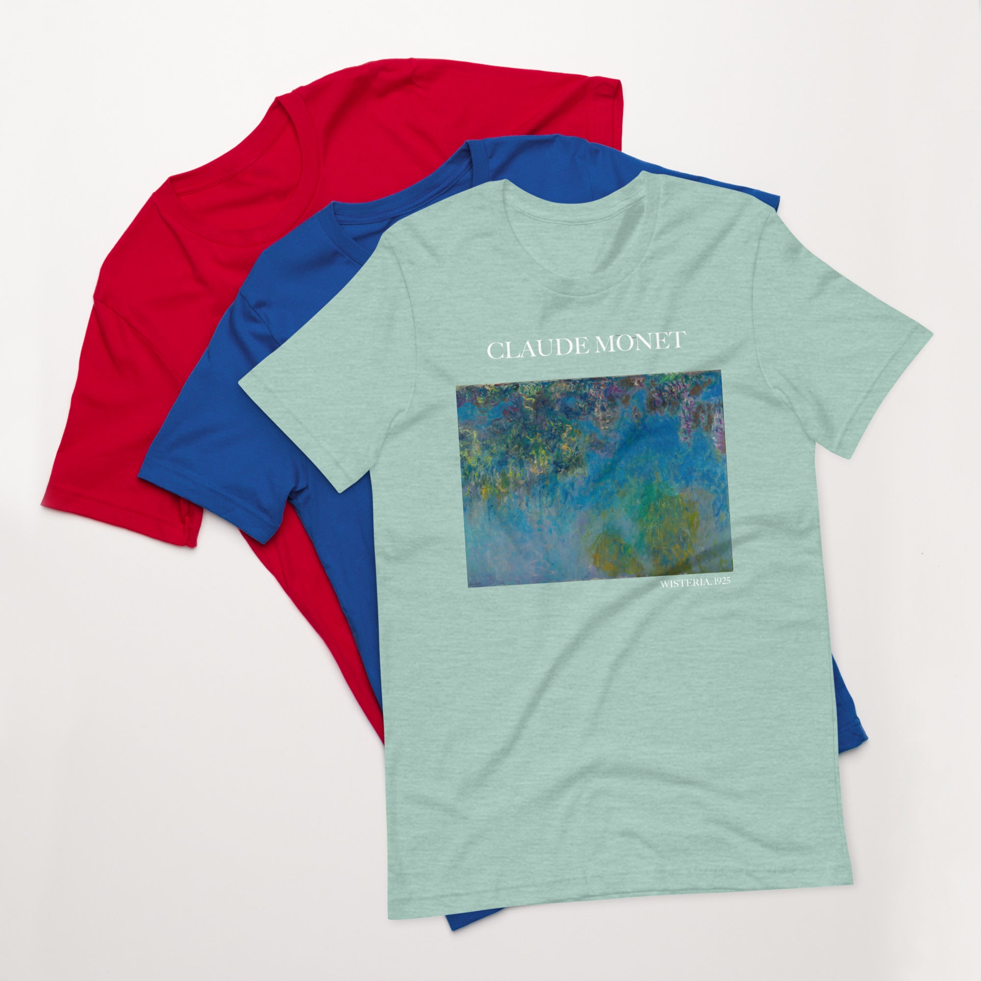 Claude Monet 'Wisteria' Famous Painting T-Shirt | Unisex Classic Art Tee