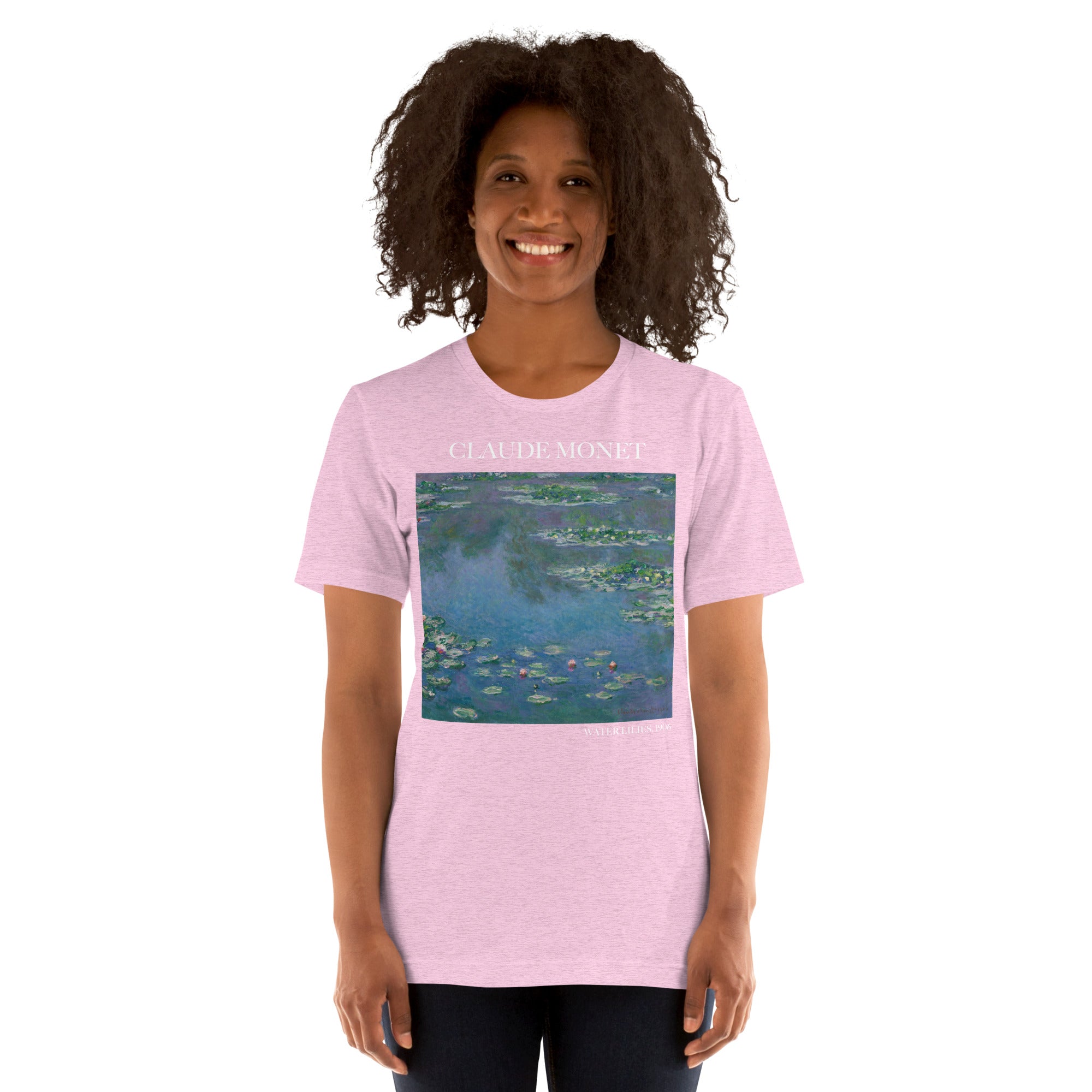 T-Shirt „Seerosen“ von Claude Monet, berühmtes Gemälde, Unisex, klassisches Kunst-T-Shirt