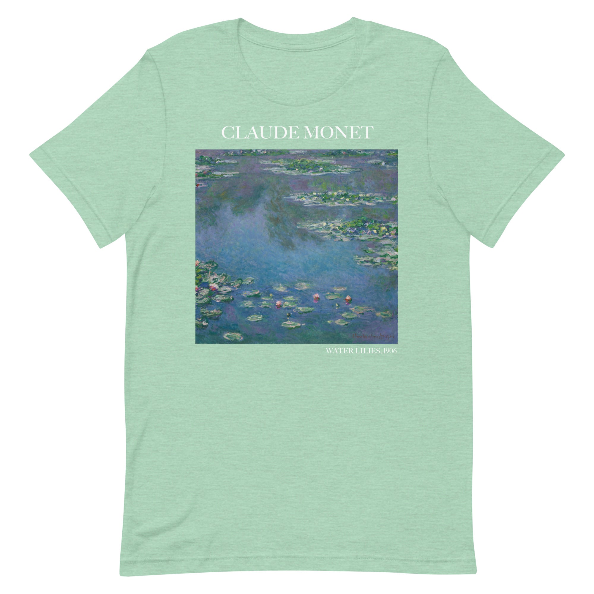 Claude Monet 'Water Lilies' Famous Painting T-Shirt | Unisex Classic Art Tee