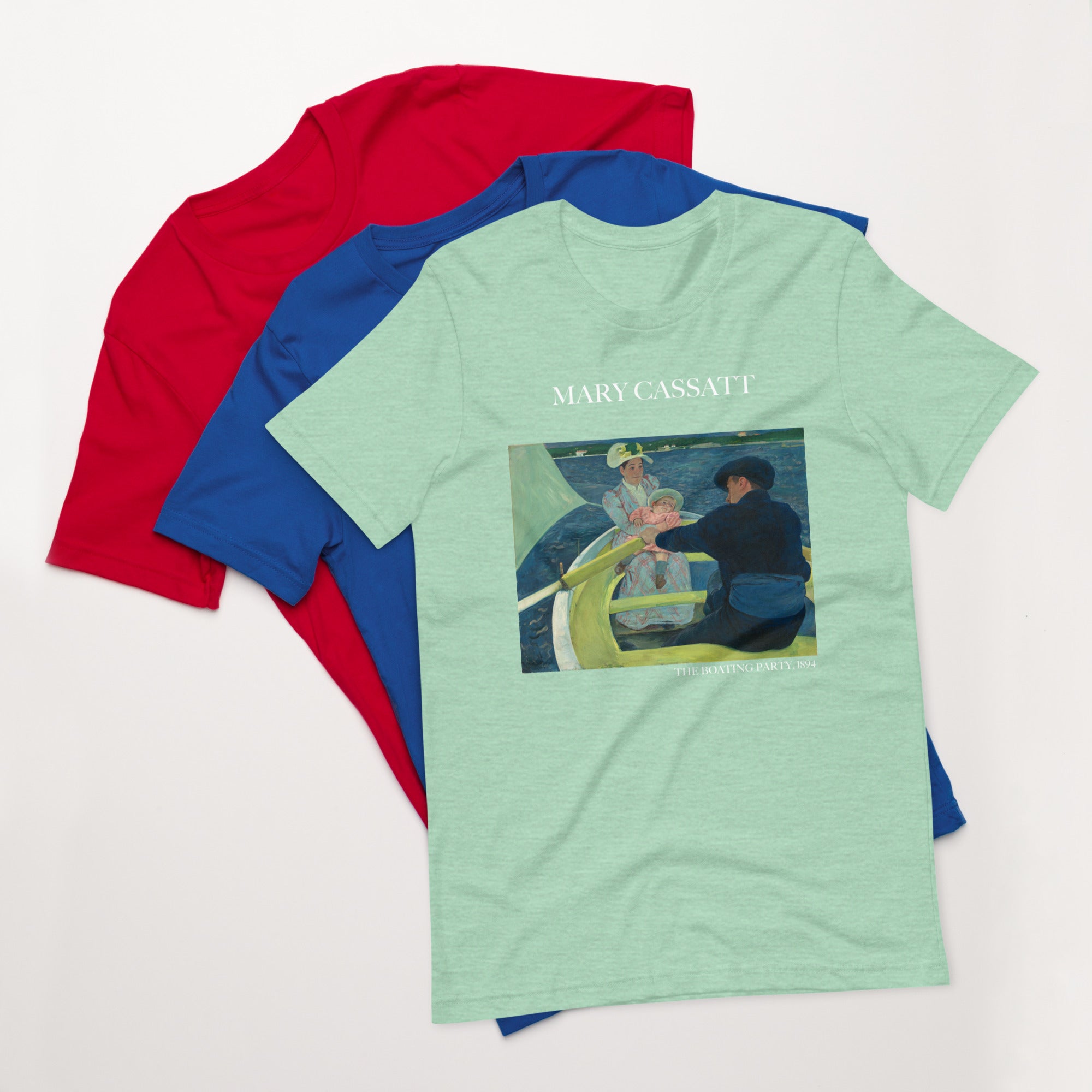 T-Shirt mit berühmtem Gemälde „The Boating Party“ von Mary Cassatt | Unisex-T-Shirt im klassischen Kunst-Stil