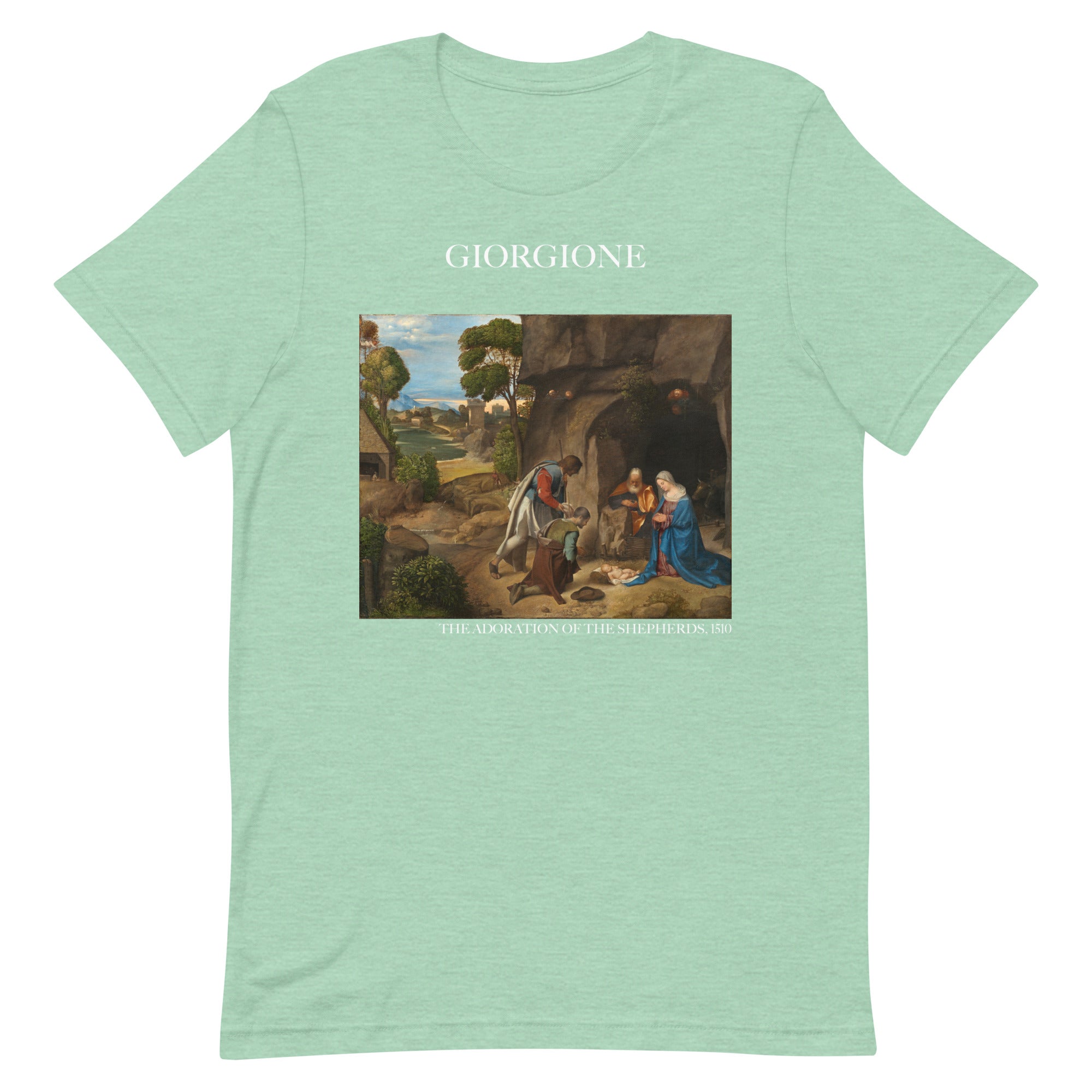 Giorgione 'The Adoration of the Shepherds' Famous Painting T-Shirt | Unisex Classic Art Tee