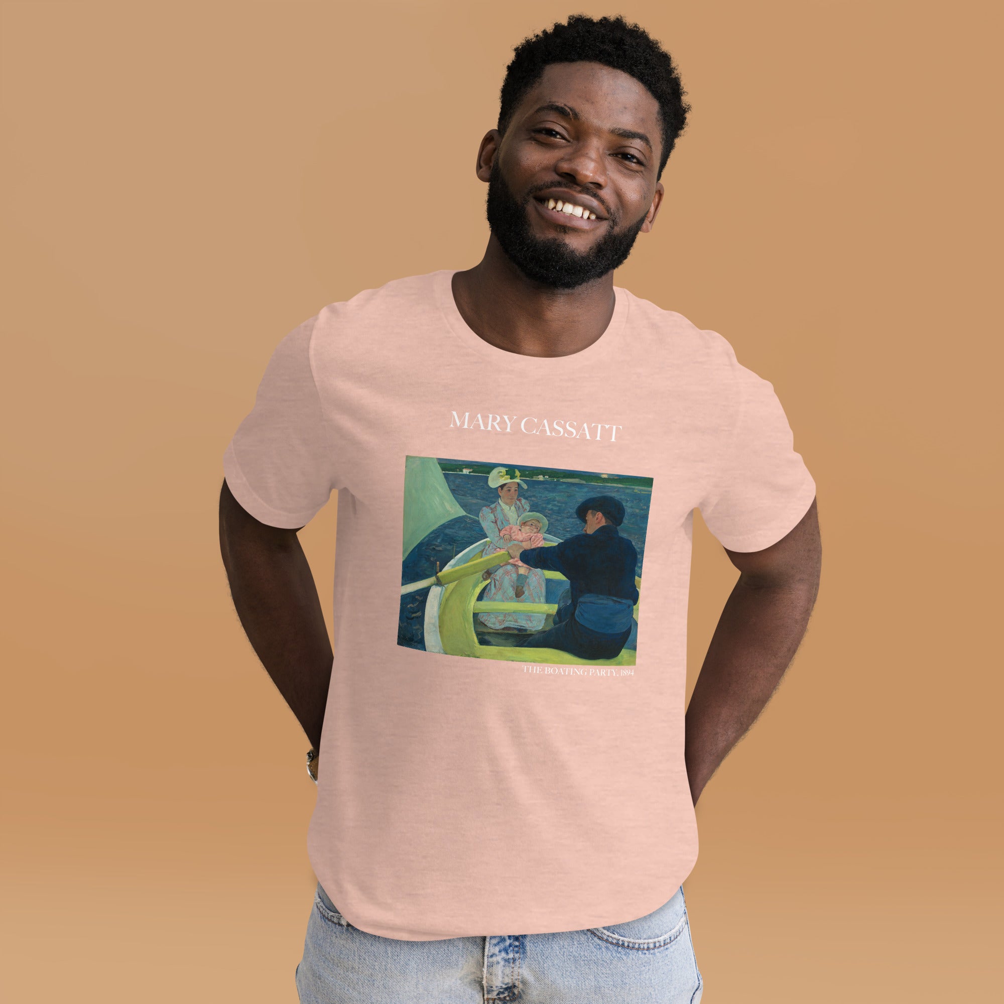 T-Shirt mit berühmtem Gemälde „The Boating Party“ von Mary Cassatt | Unisex-T-Shirt im klassischen Kunst-Stil