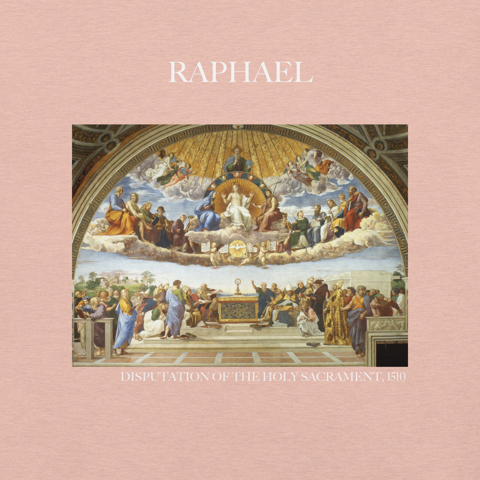 Raphael 'Disputation of the Holy Sacrament' Famous Painting T-Shirt | Unisex Classic Art Tee