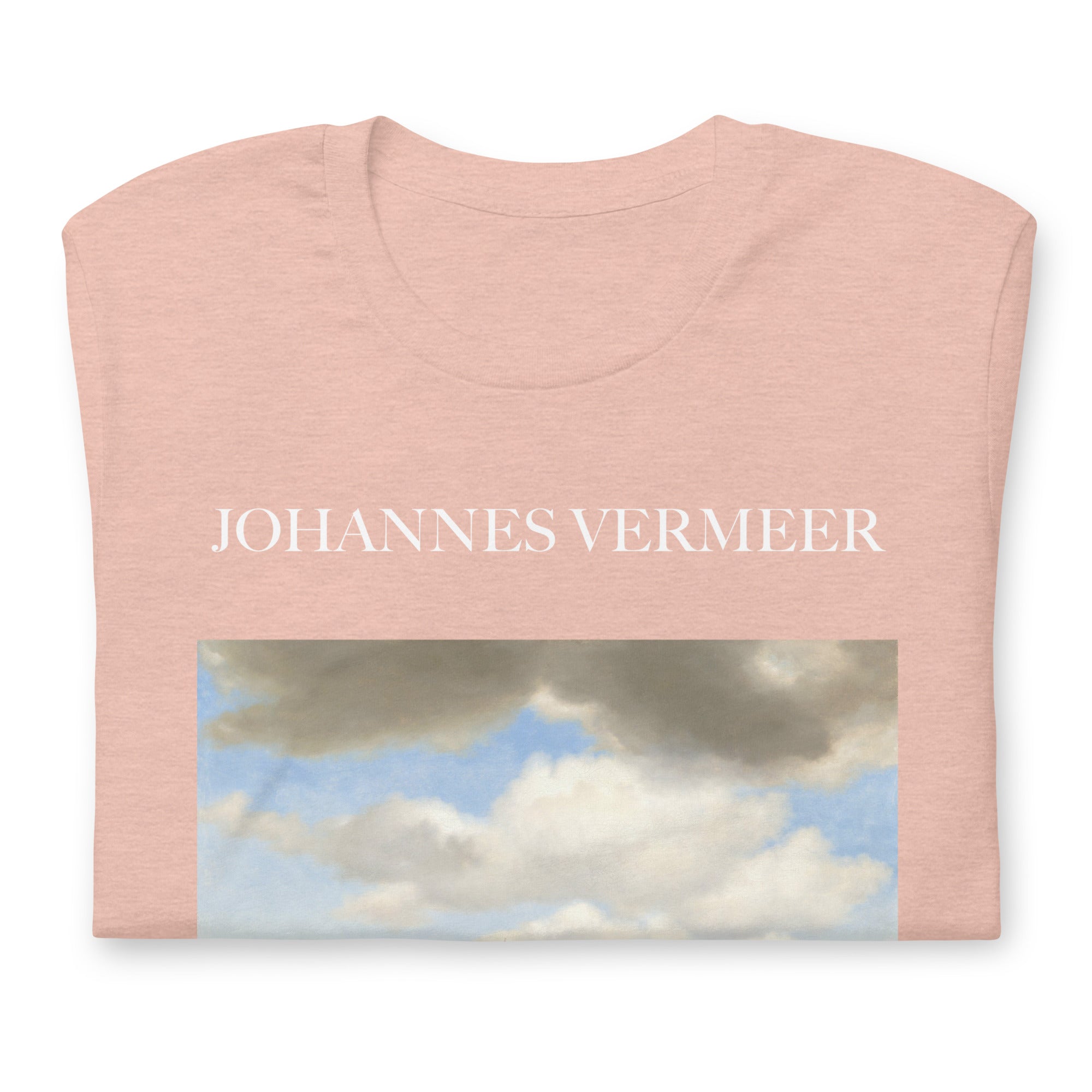 Johannes Vermeer 'Blick auf Delft' Berühmtes Gemälde T-Shirt | Unisex Klassisches Kunst-T-Shirt