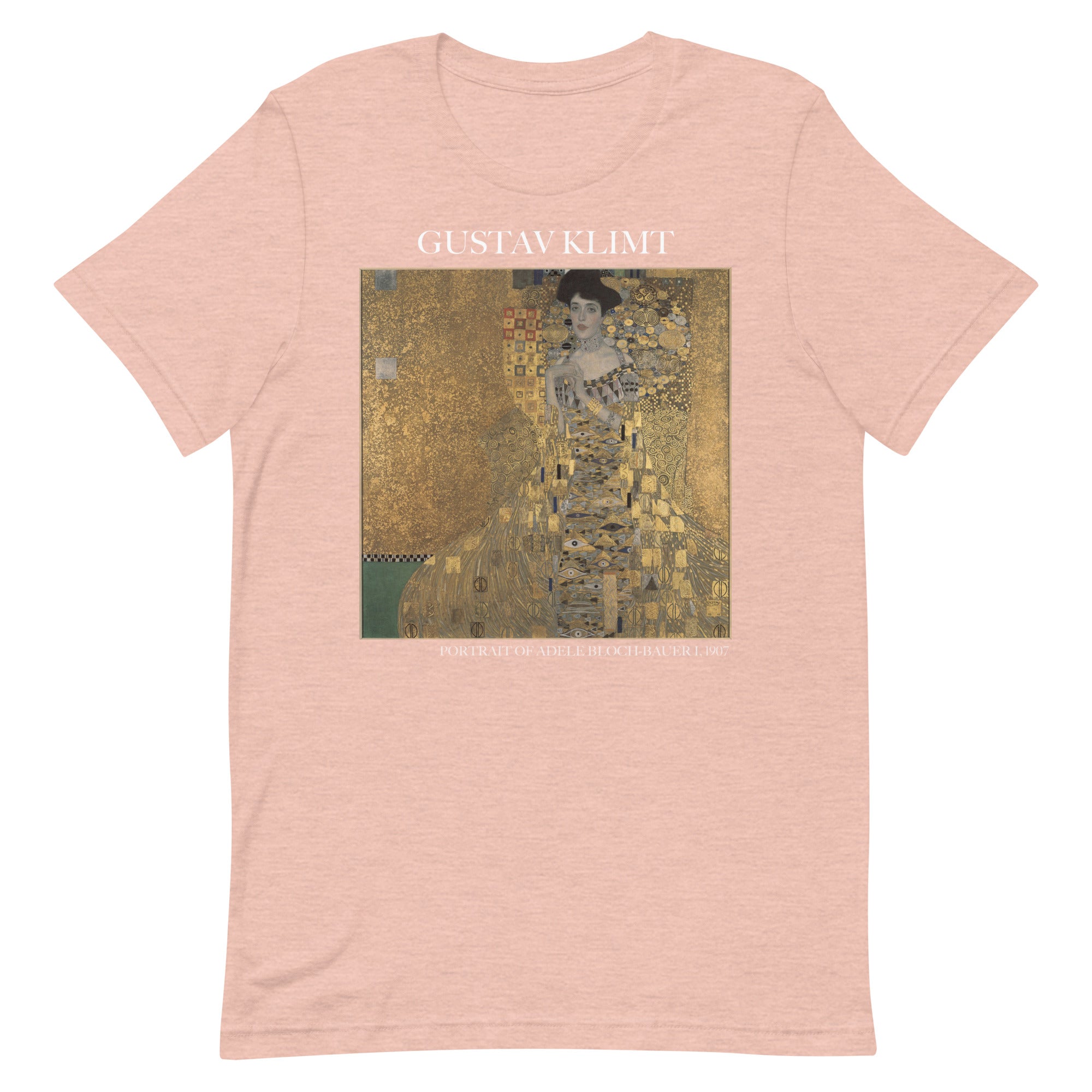 Gustav Klimt 'Portrait von Adele Bloch-Bauer I' Berühmtes Gemälde T-Shirt | Unisex Klassisches Kunst-T-Shirt