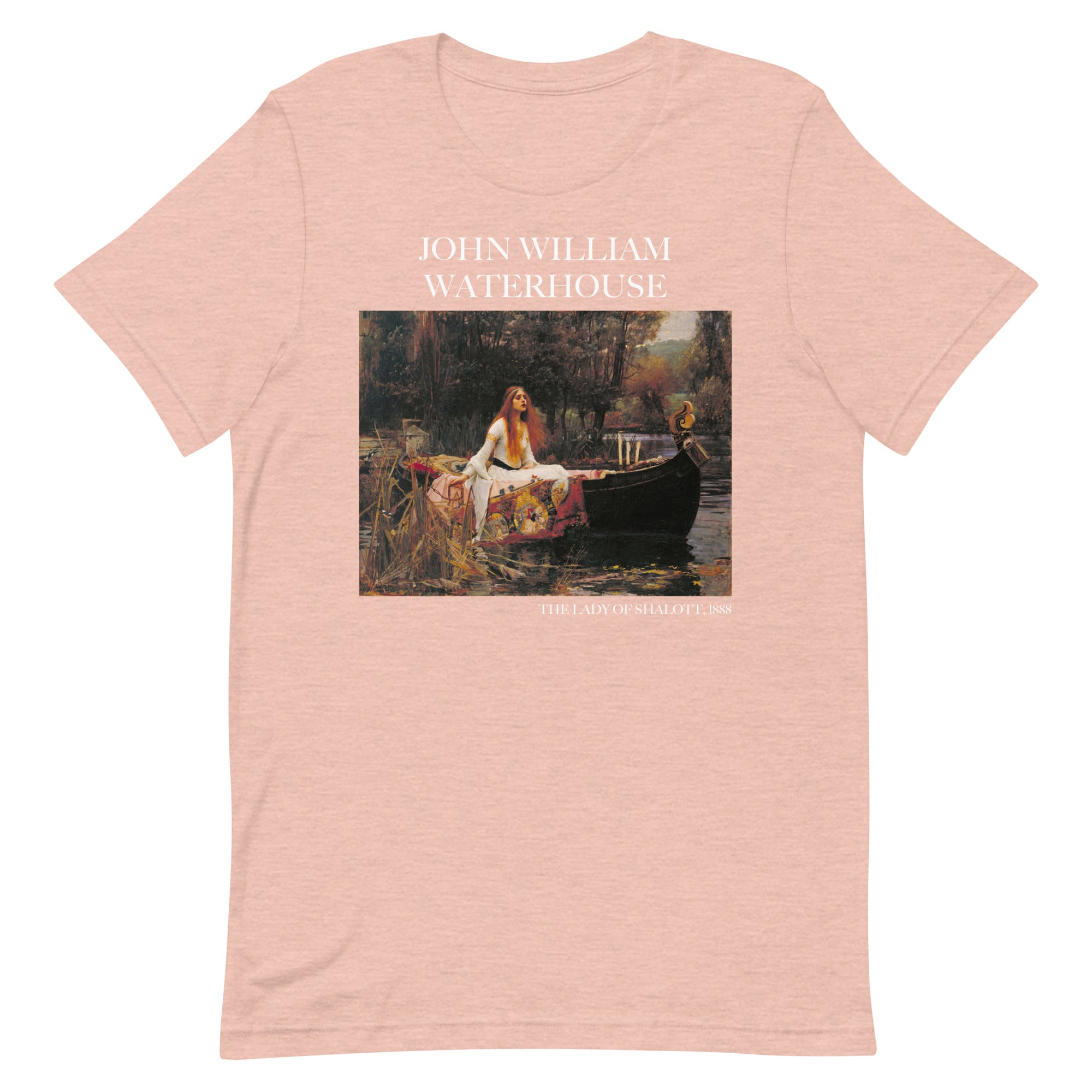 John William Waterhouse 'The Lady of Shalott' Famous Painting T-Shirt | Unisex Classic Art Tee