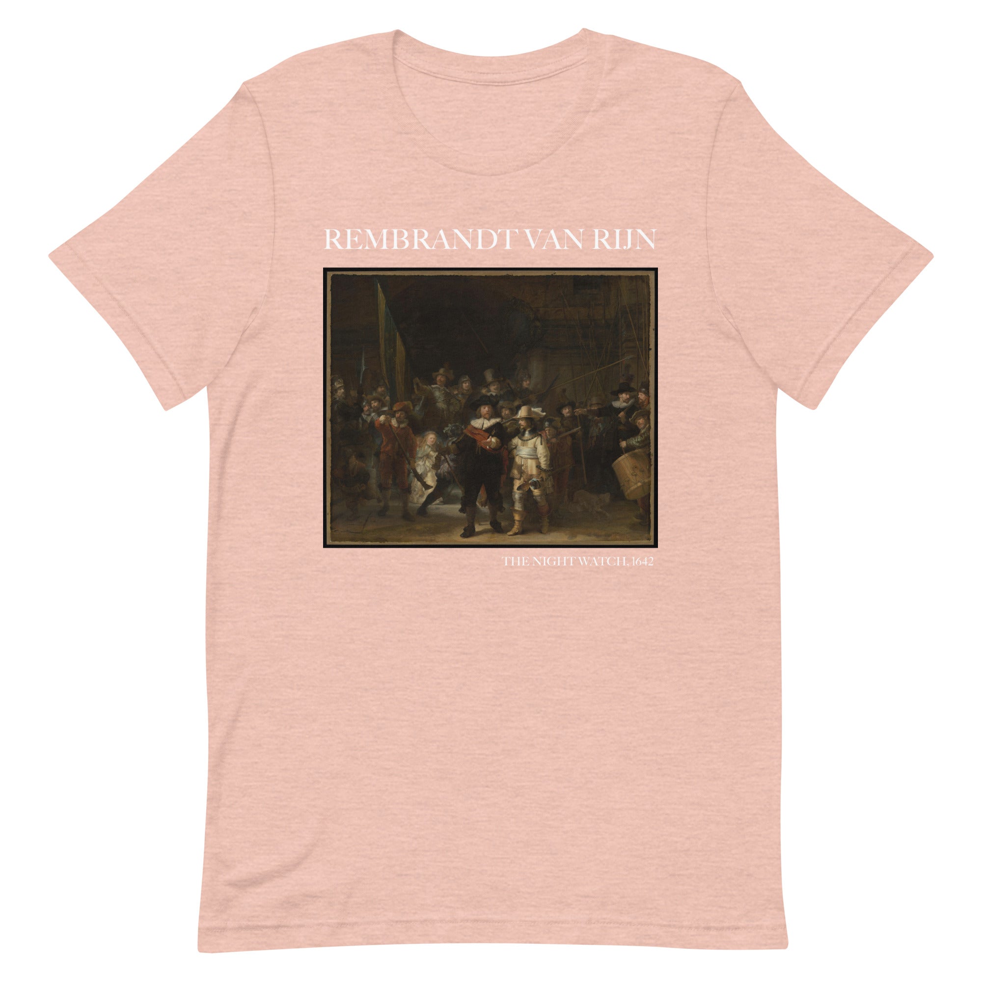 Rembrandt van Rijn 'The Night Watch' Famous Painting T-Shirt | Unisex Classic Art Tee