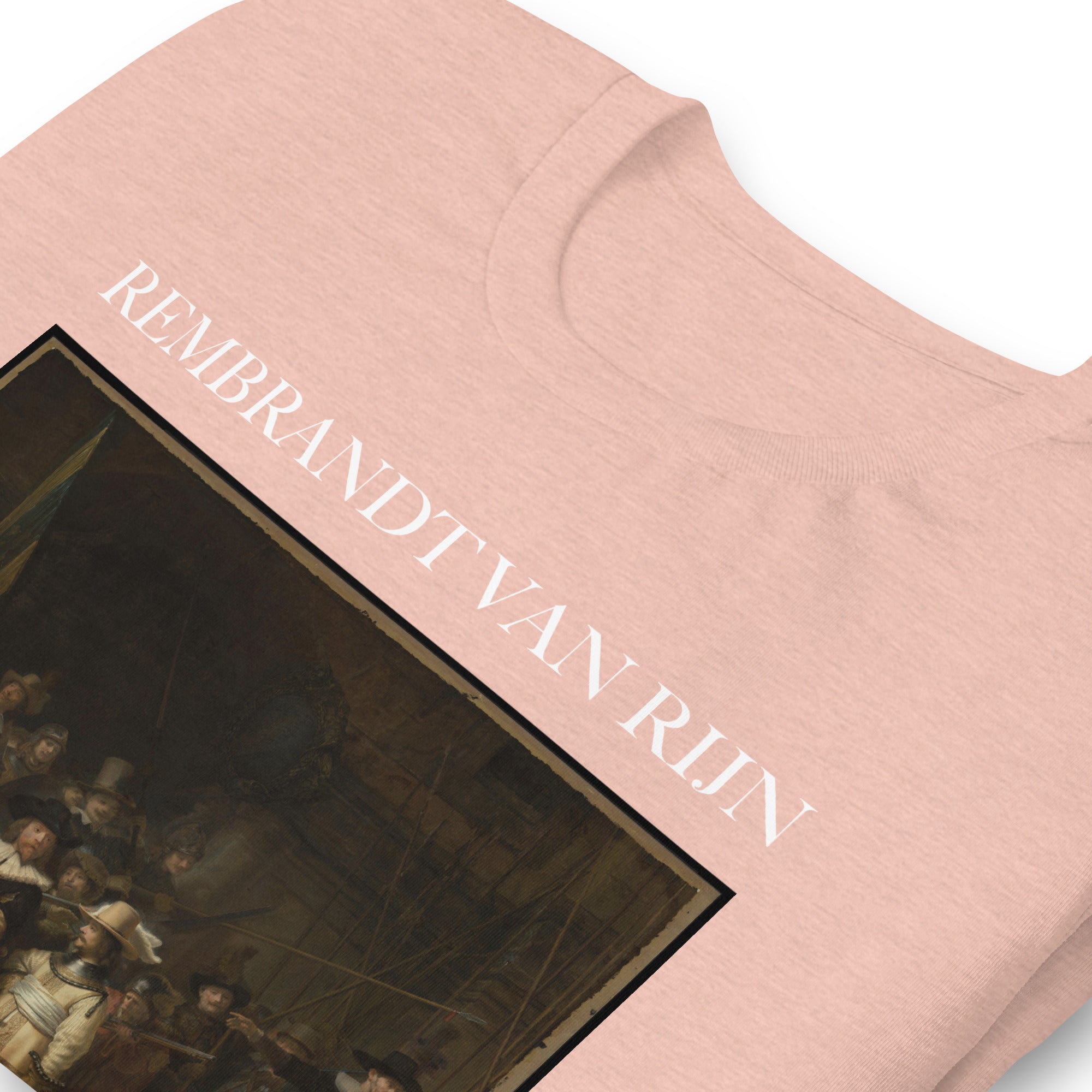 T-Shirt mit dem berühmten Gemälde „Die Nachtwache“ von Rembrandt van Rijn, Unisex, klassisches Kunst-T-Shirt