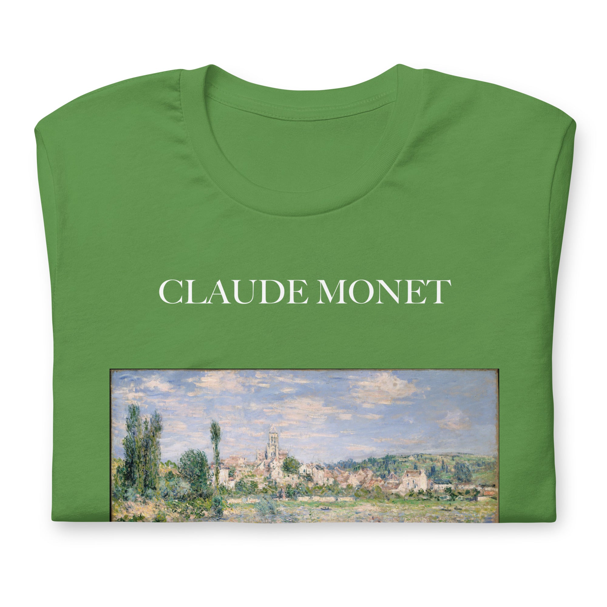 Claude Monet 'Vetheuil im Sommer' Berühmtes Gemälde T-Shirt | Unisex Klassisches Kunst-T-Shirt