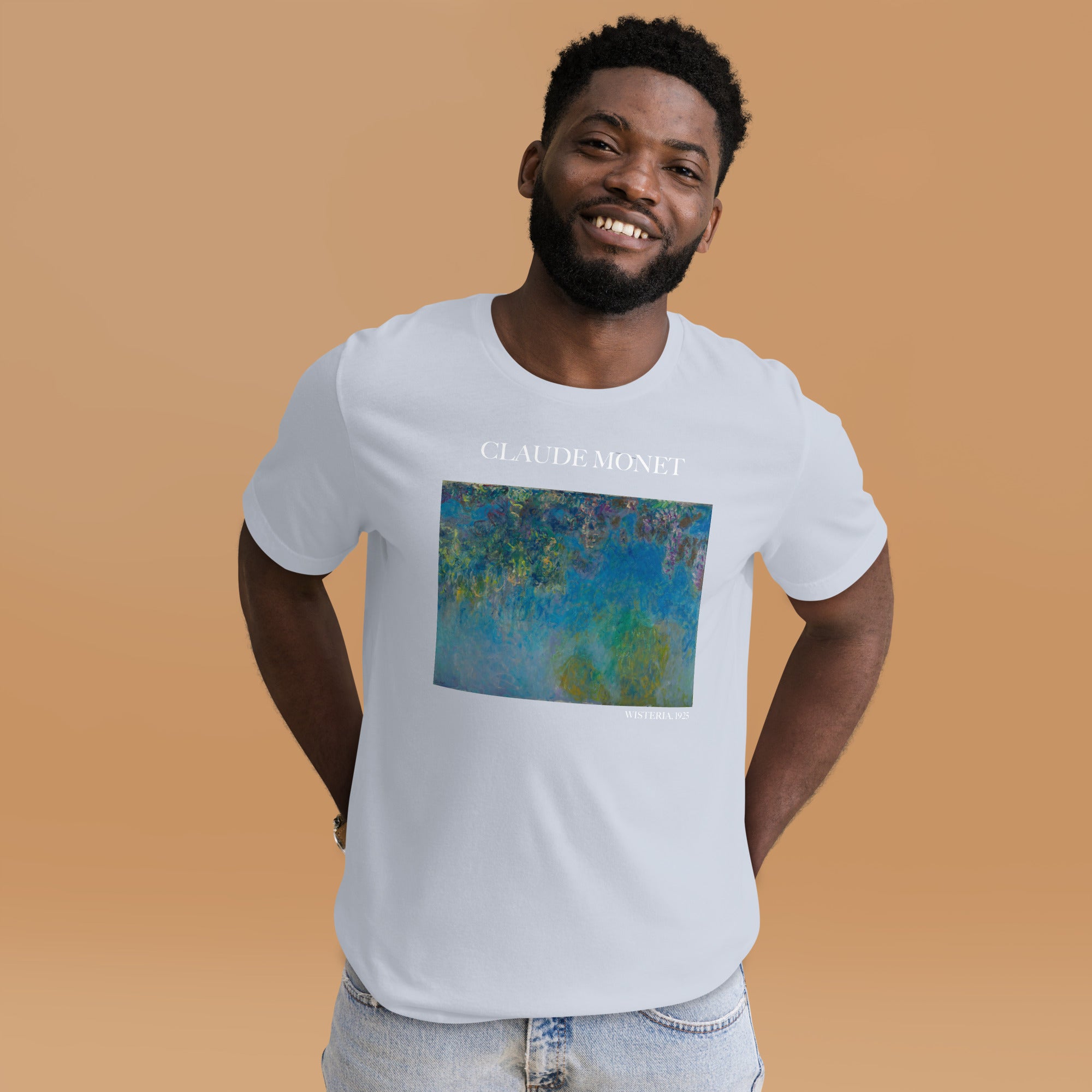 Claude Monet 'Wisteria' Famous Painting T-Shirt | Unisex Classic Art Tee