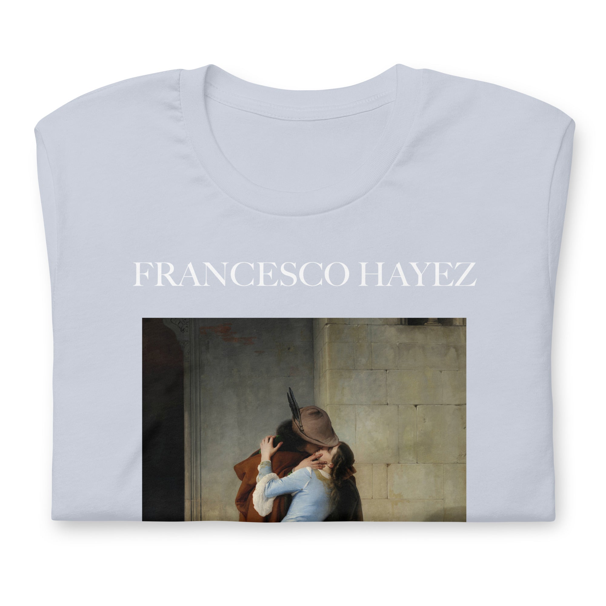 Francesco Hayez 'The Kiss' Famous Painting T-Shirt | Unisex Classic Art Tee