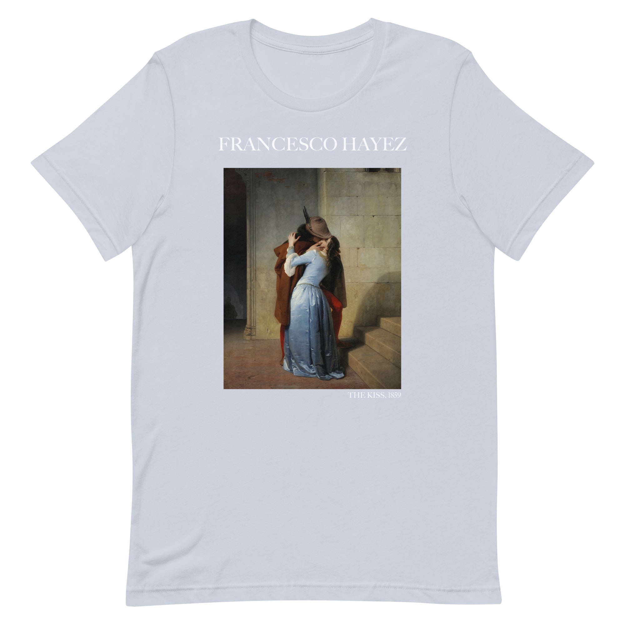 Francesco Hayez 'The Kiss' Famous Painting T-Shirt | Unisex Classic Art Tee