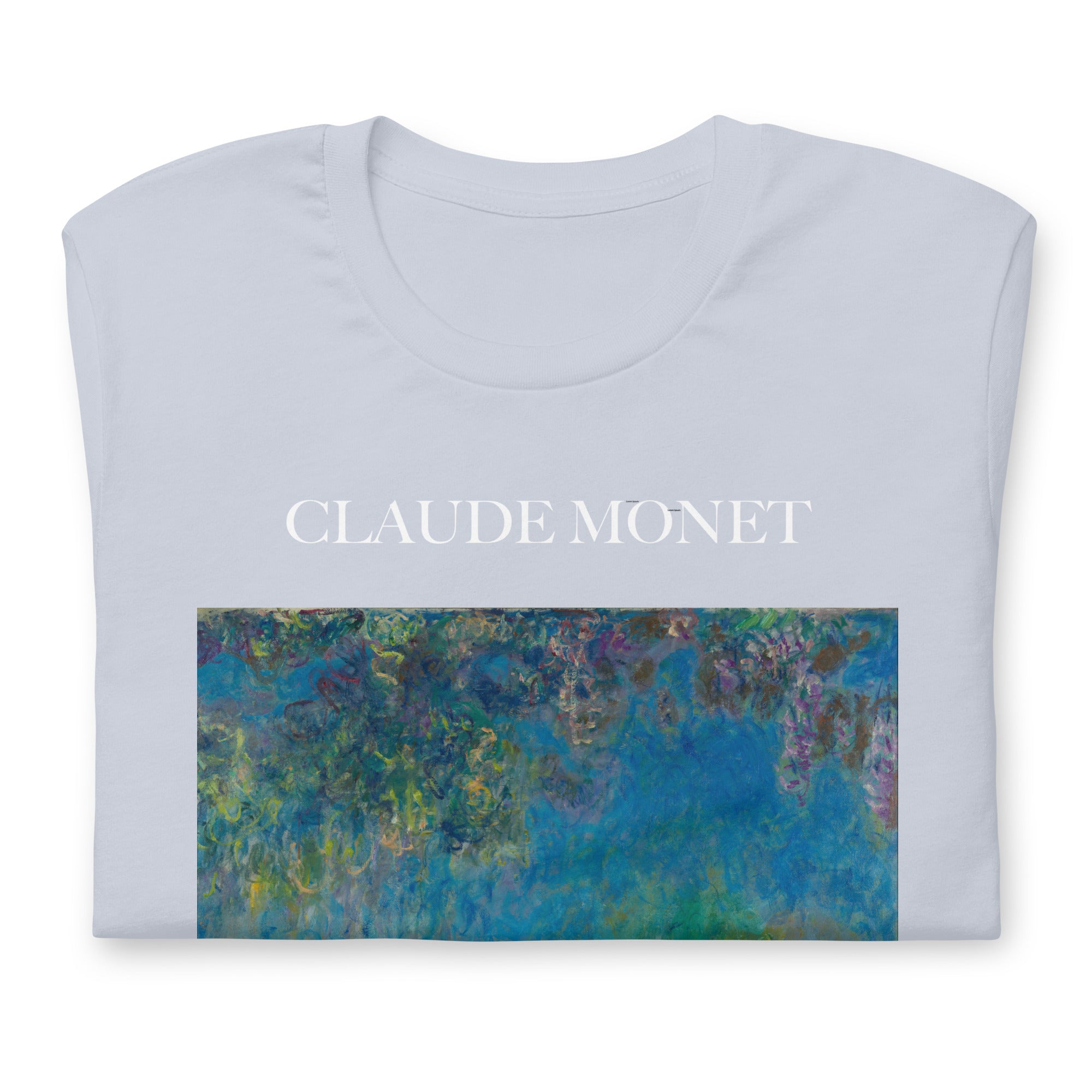 Claude Monet 'Wisteria' Famous Painting T-Shirt | Unisex Classic Art Tee