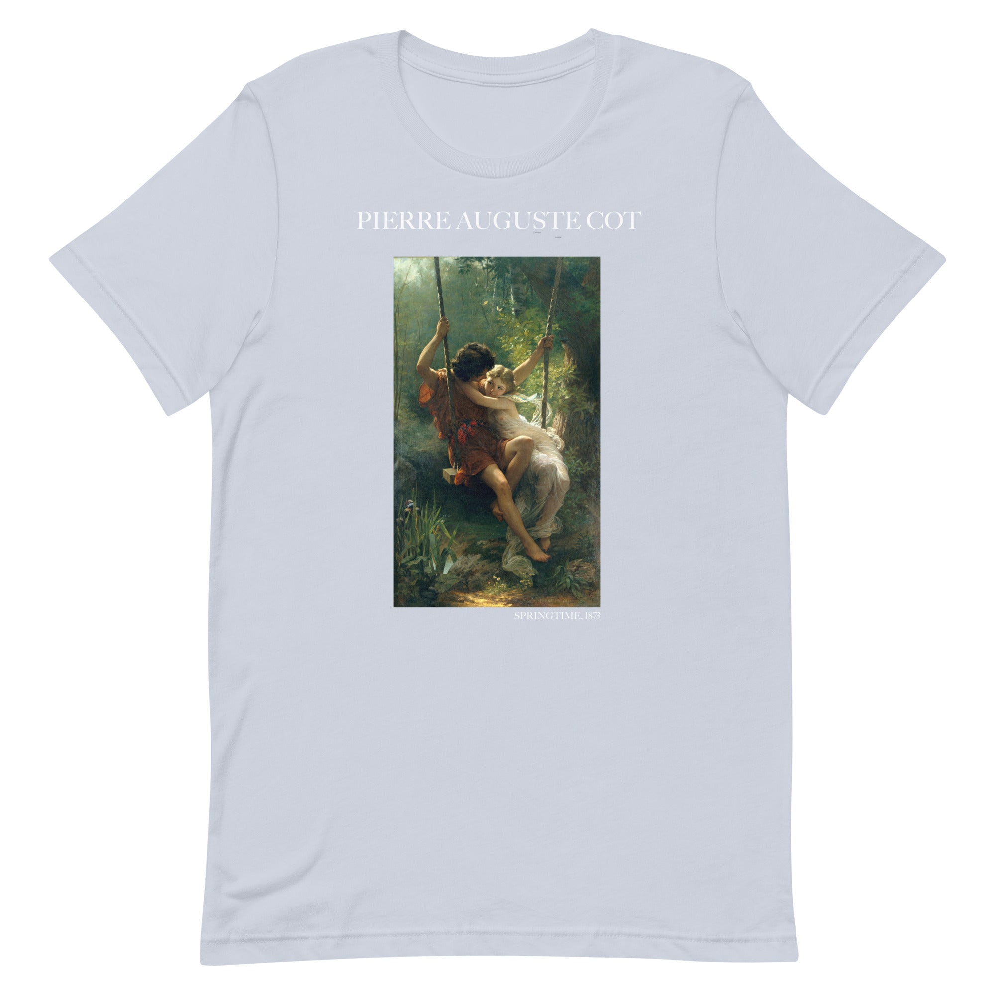 Pierre Auguste Cot 'Frühling' berühmtes Gemälde T-Shirt | Unisex klassisches Kunst-T-Shirt