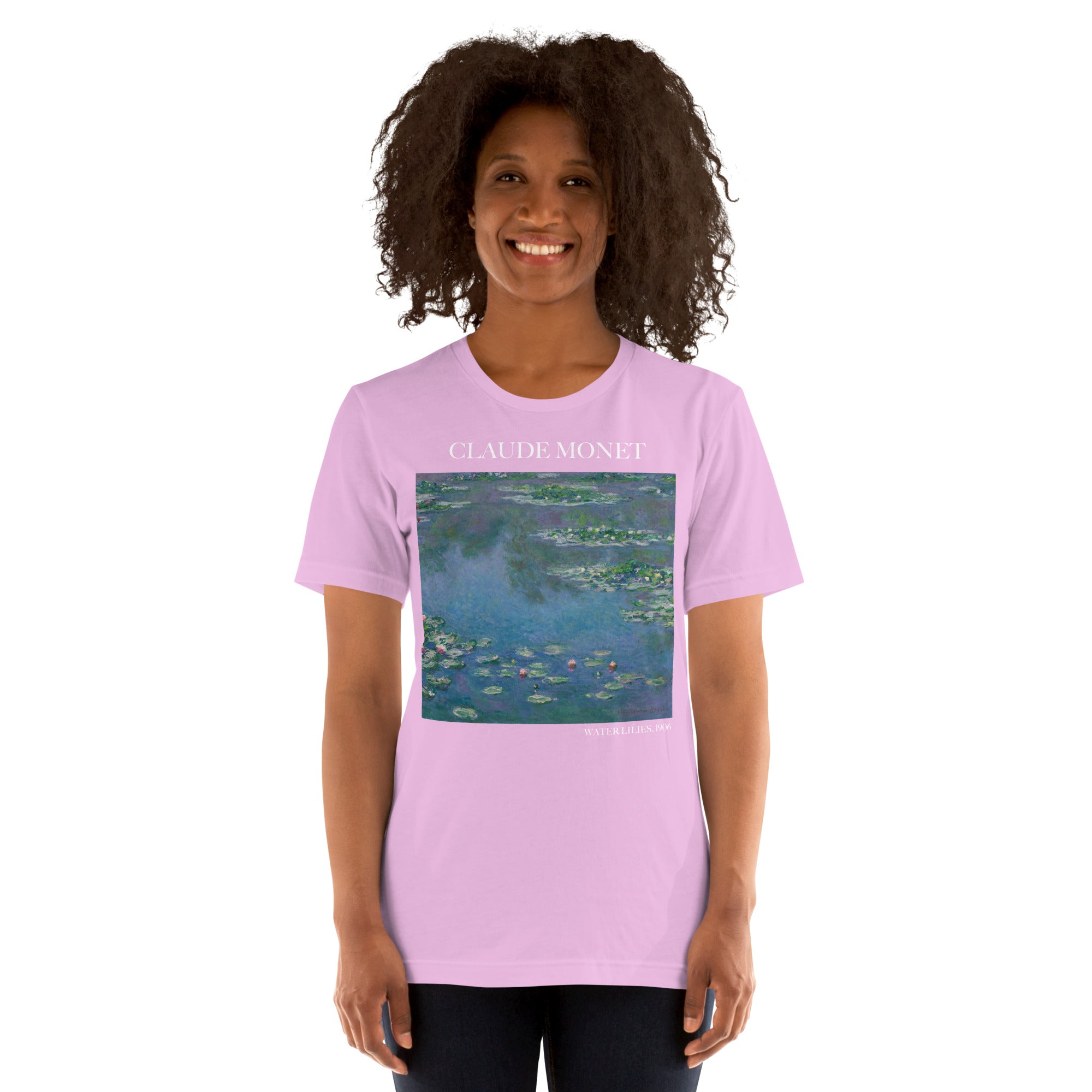 Claude Monet 'Water Lilies' Famous Painting T-Shirt | Unisex Classic Art Tee