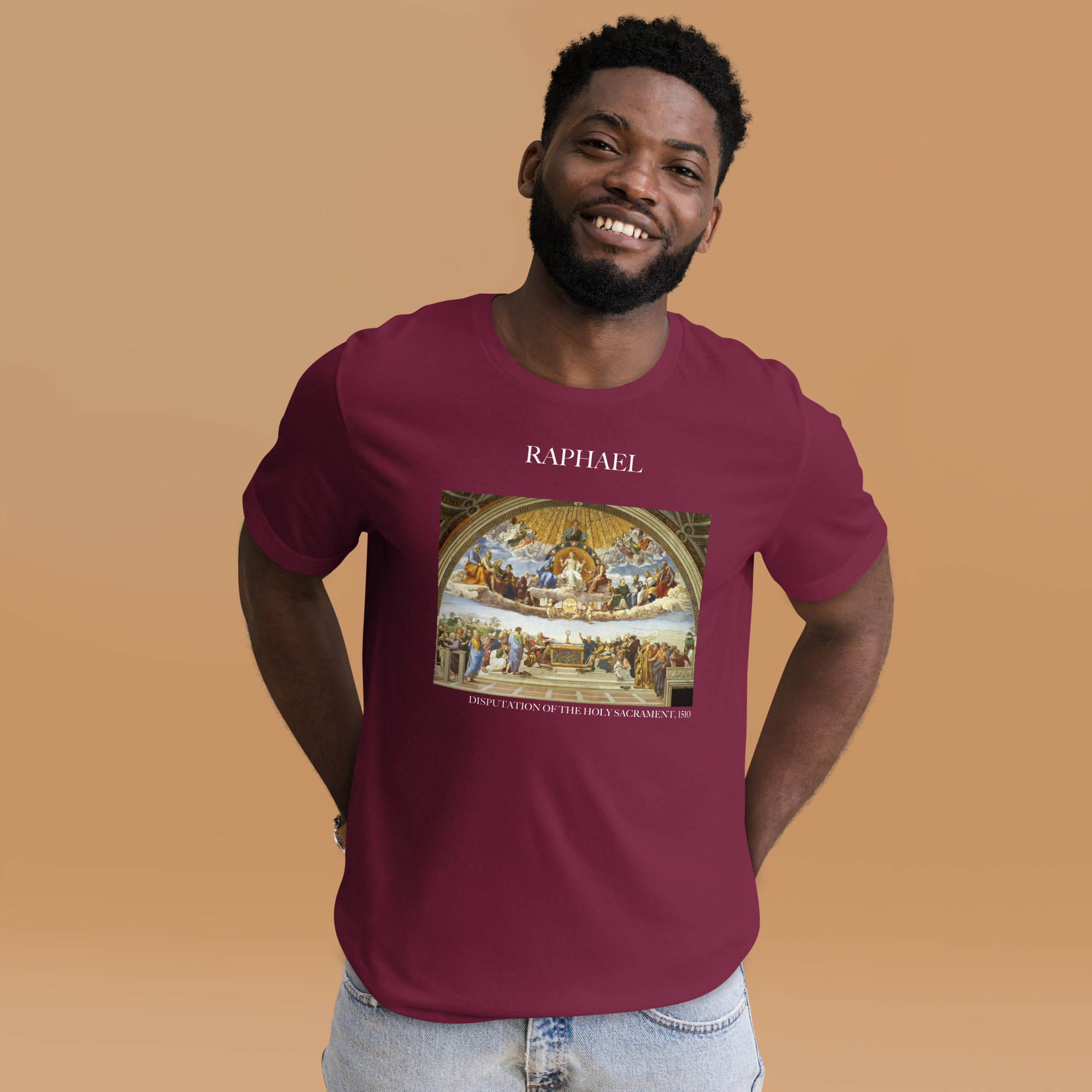 Raphael 'Disputation of the Holy Sacrament' Famous Painting T-Shirt | Unisex Classic Art Tee