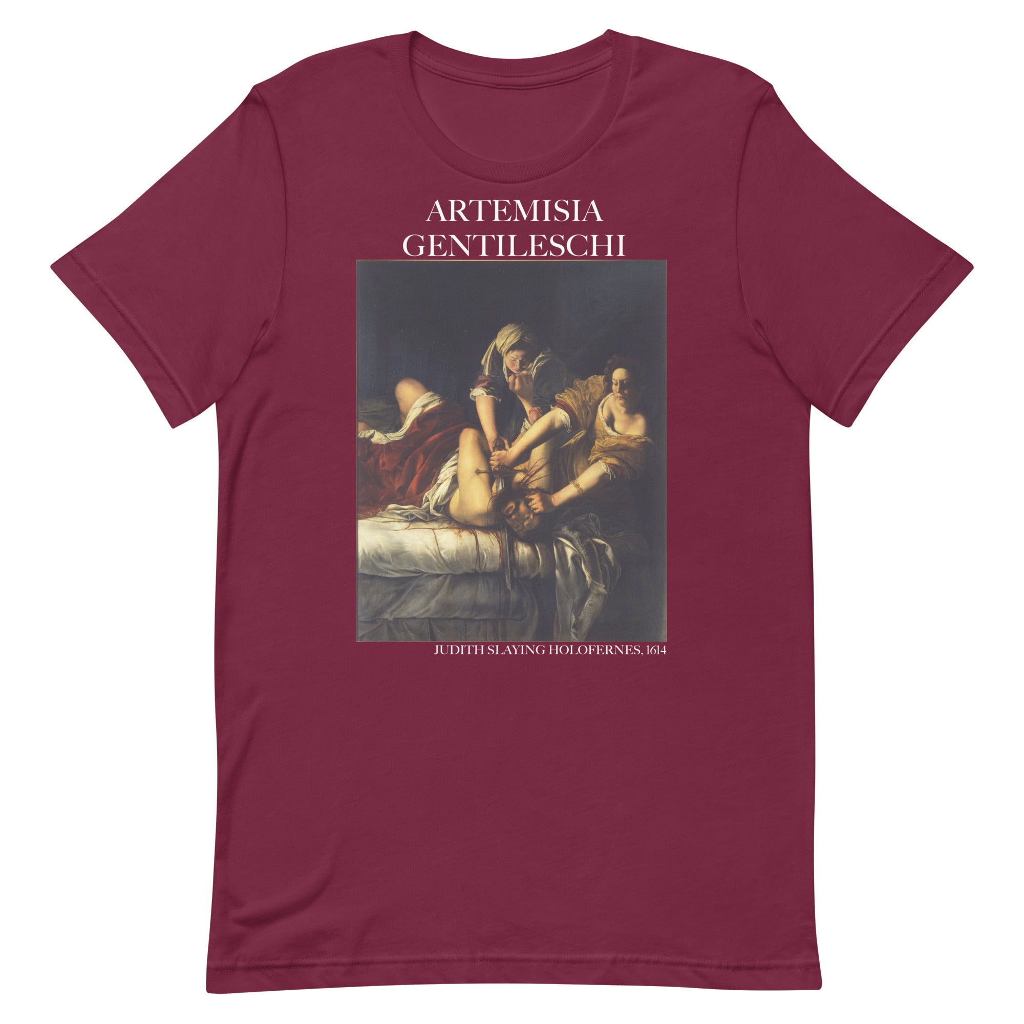 Artemisia Gentileschi T-Shirt mit berühmtem Gemälde „Judith erschlägt Holofernes“ | Unisex-T-Shirt im klassischen Kunststil