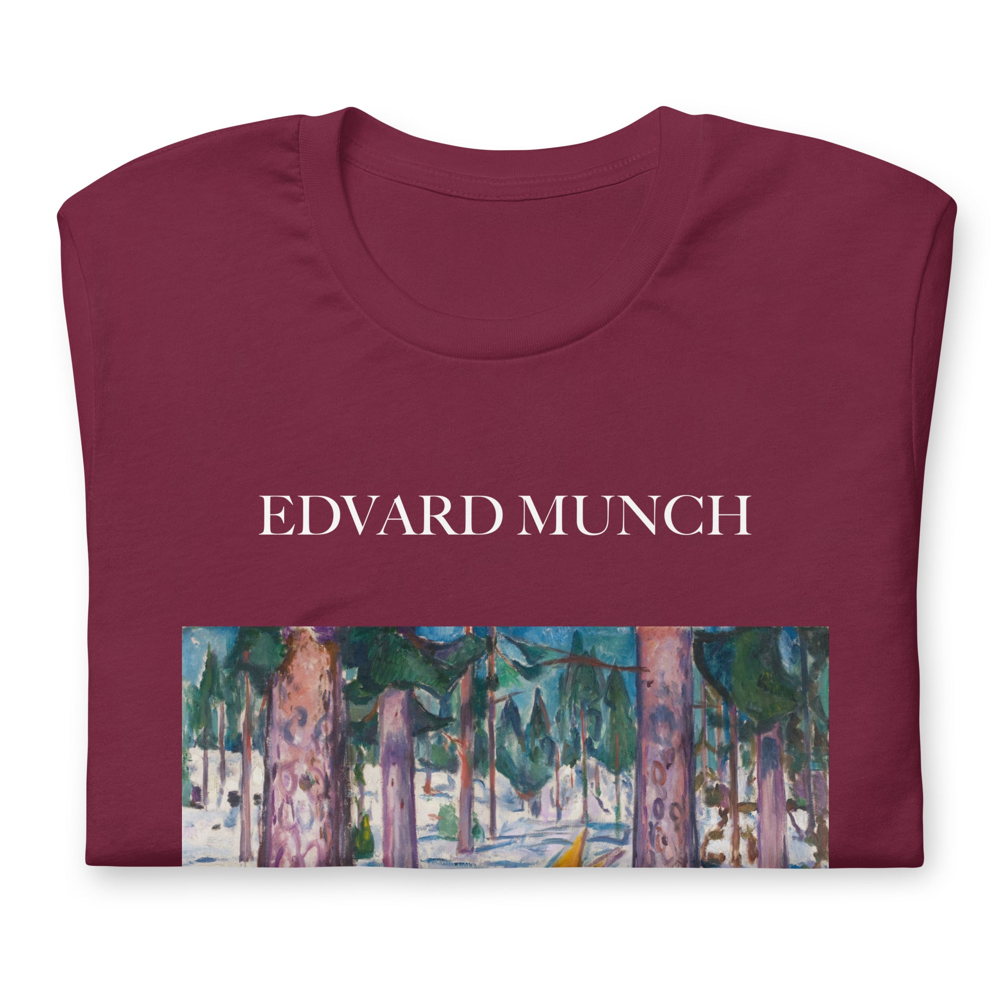 Edvard Munch 'The Yellow Log' Famous Painting T-Shirt | Unisex Classic Art Tee