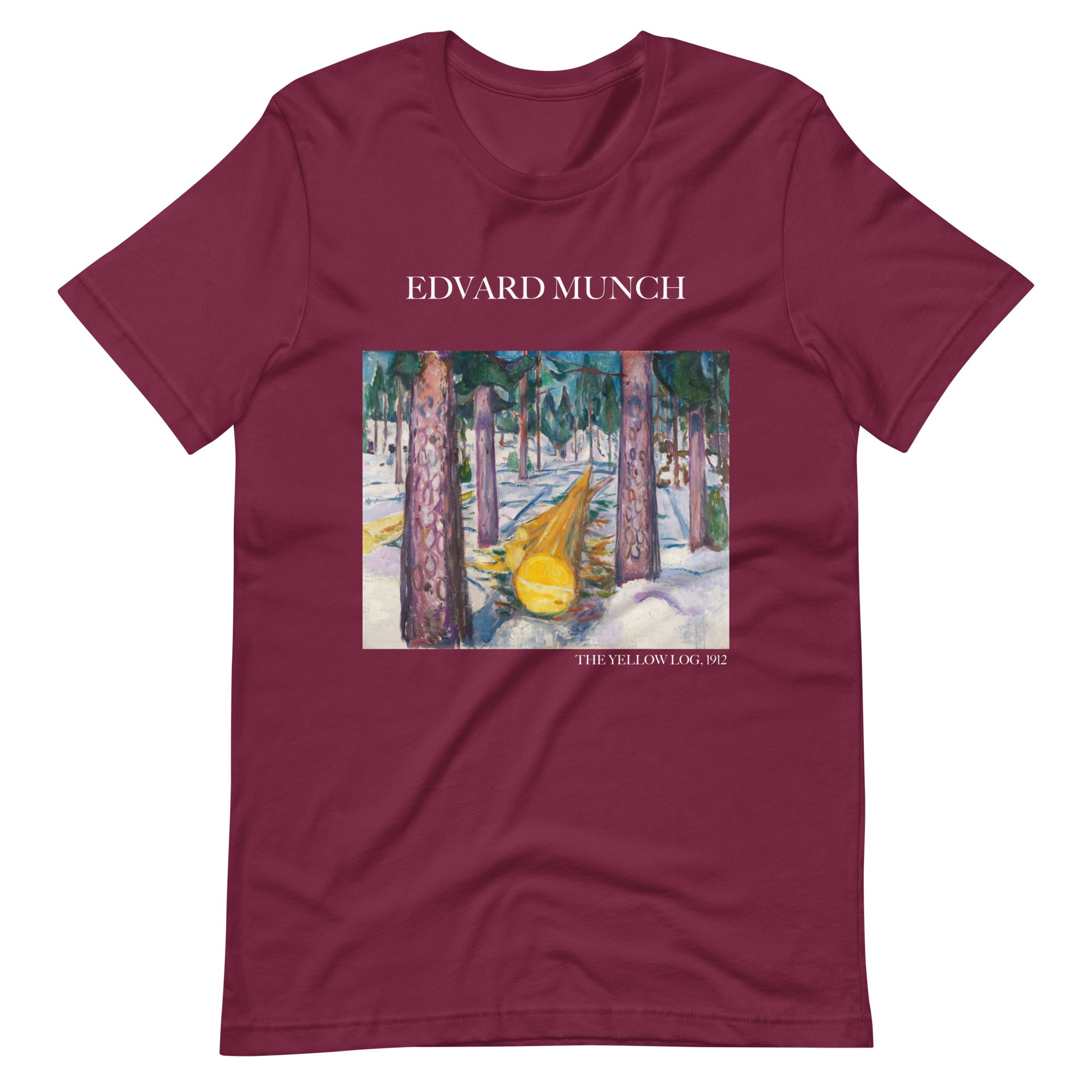 Edvard Munch 'The Yellow Log' Famous Painting T-Shirt | Unisex Classic Art Tee