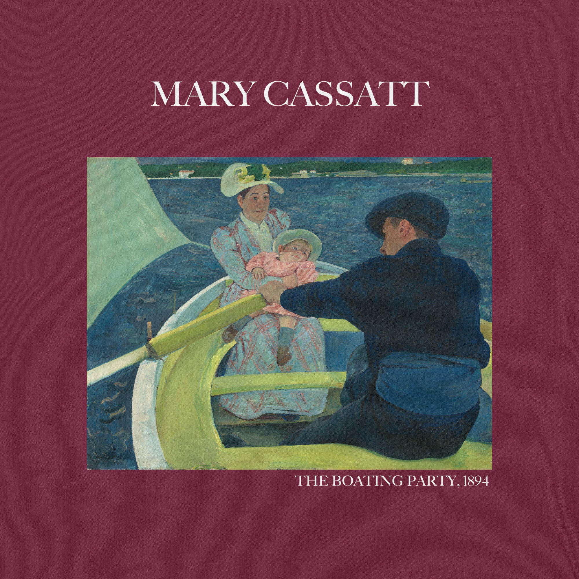 Mary Cassatt 'The Boating Party' Famous Painting T-Shirt | Unisex Classic Art Tee