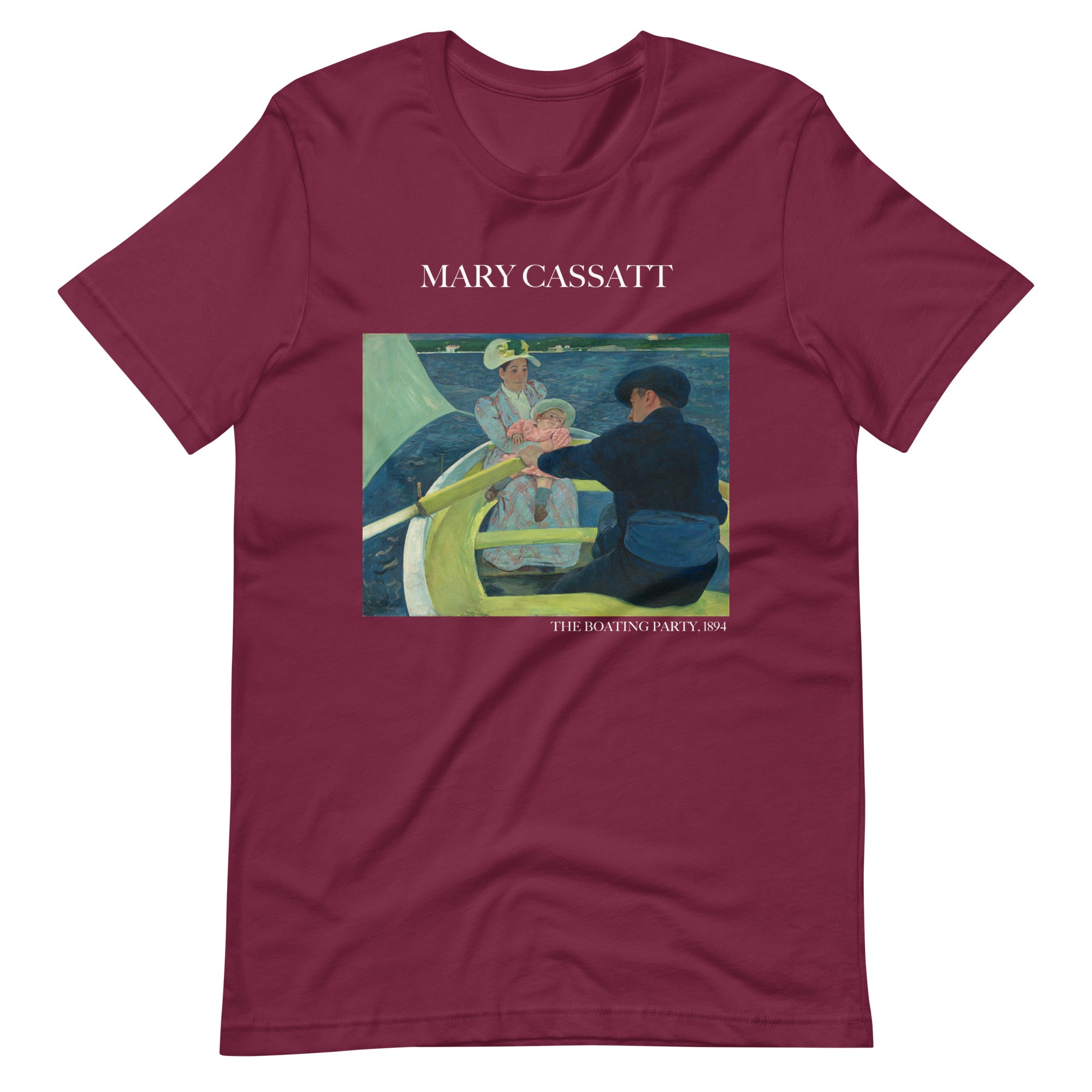 T-Shirt mit berühmtem Gemälde „The Boating Party“ von Mary Cassatt | Unisex-T-Shirt im klassischen Kunst-Stil