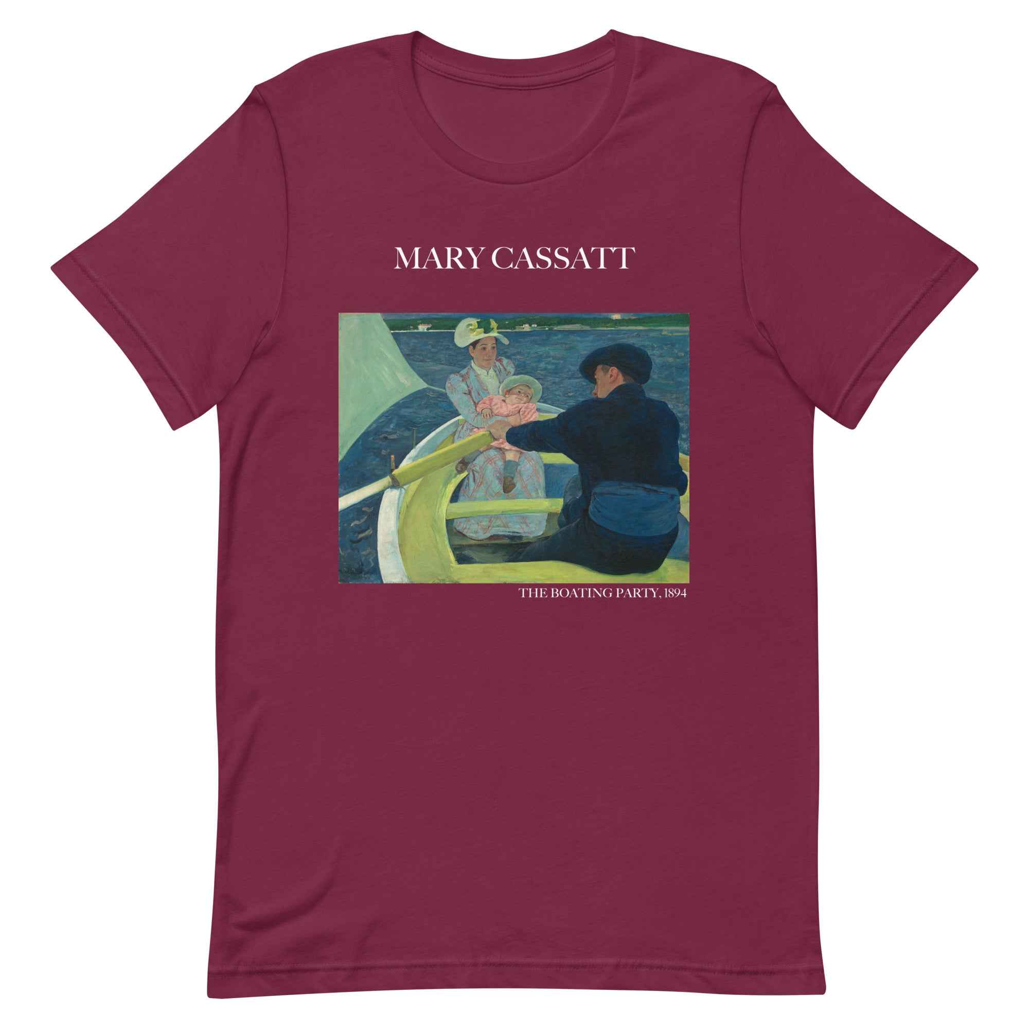 T-Shirt mit berühmtem Gemälde „The Boating Party“ von Mary Cassatt | Unisex-T-Shirt im klassischen Kunst-Stil