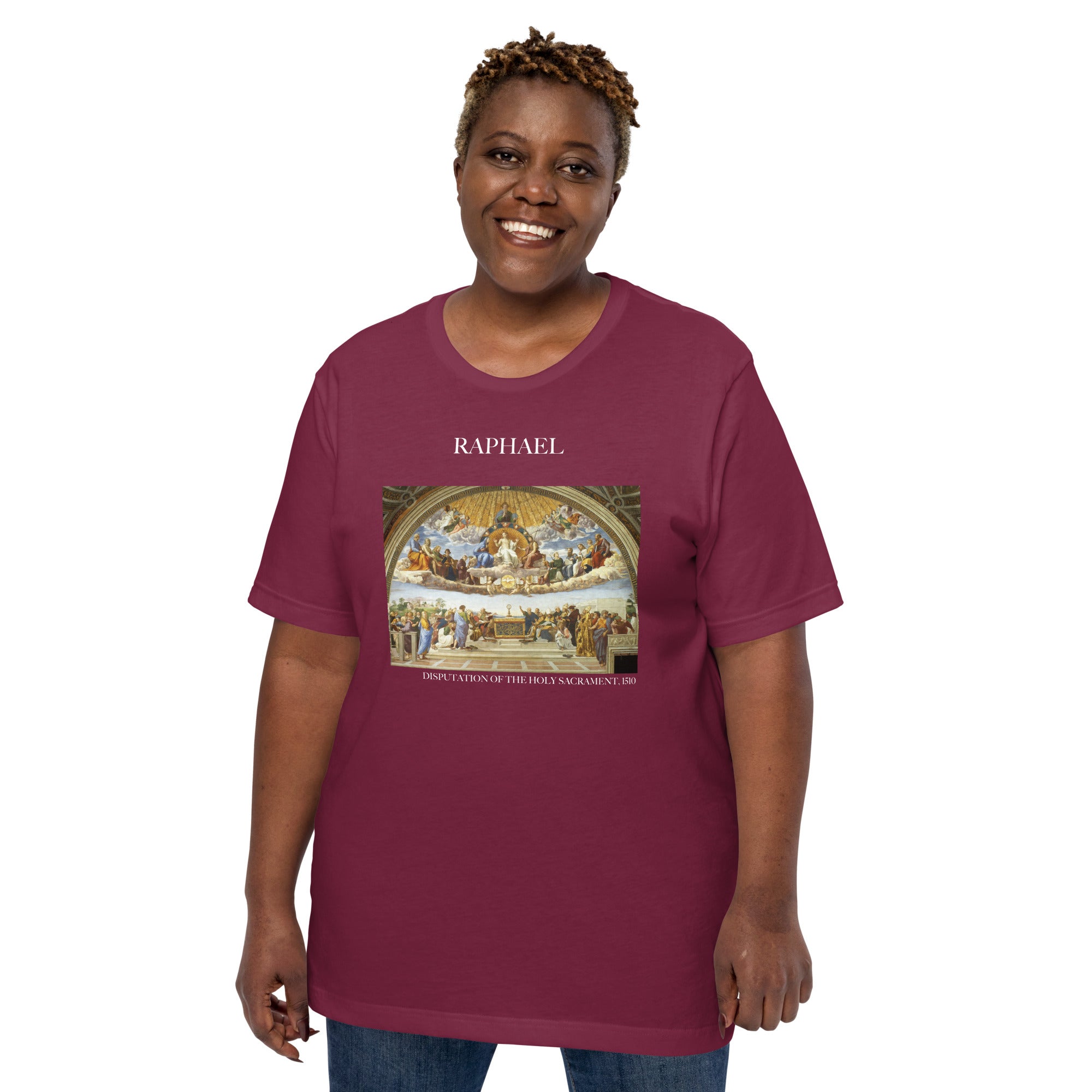 Raphael 'Disputation of the Holy Sacrament' Famous Painting T-Shirt | Unisex Classic Art Tee