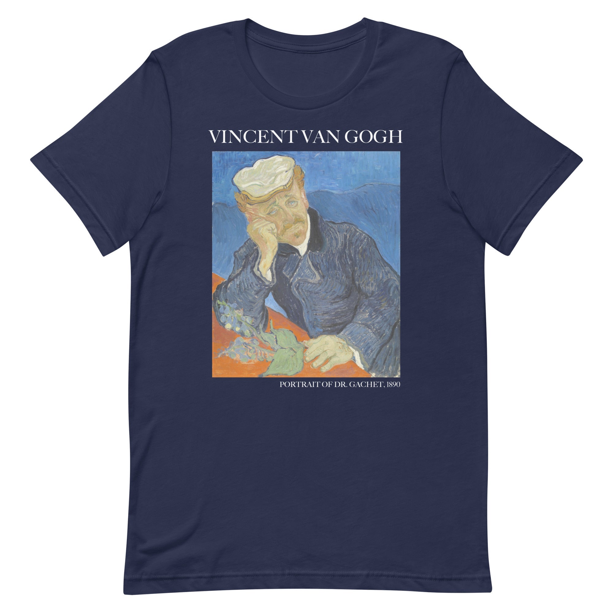 Vincent van Gogh 'Portrait of Dr. Gachet' Famous Painting T-Shirt | Unisex Classic Art Tee