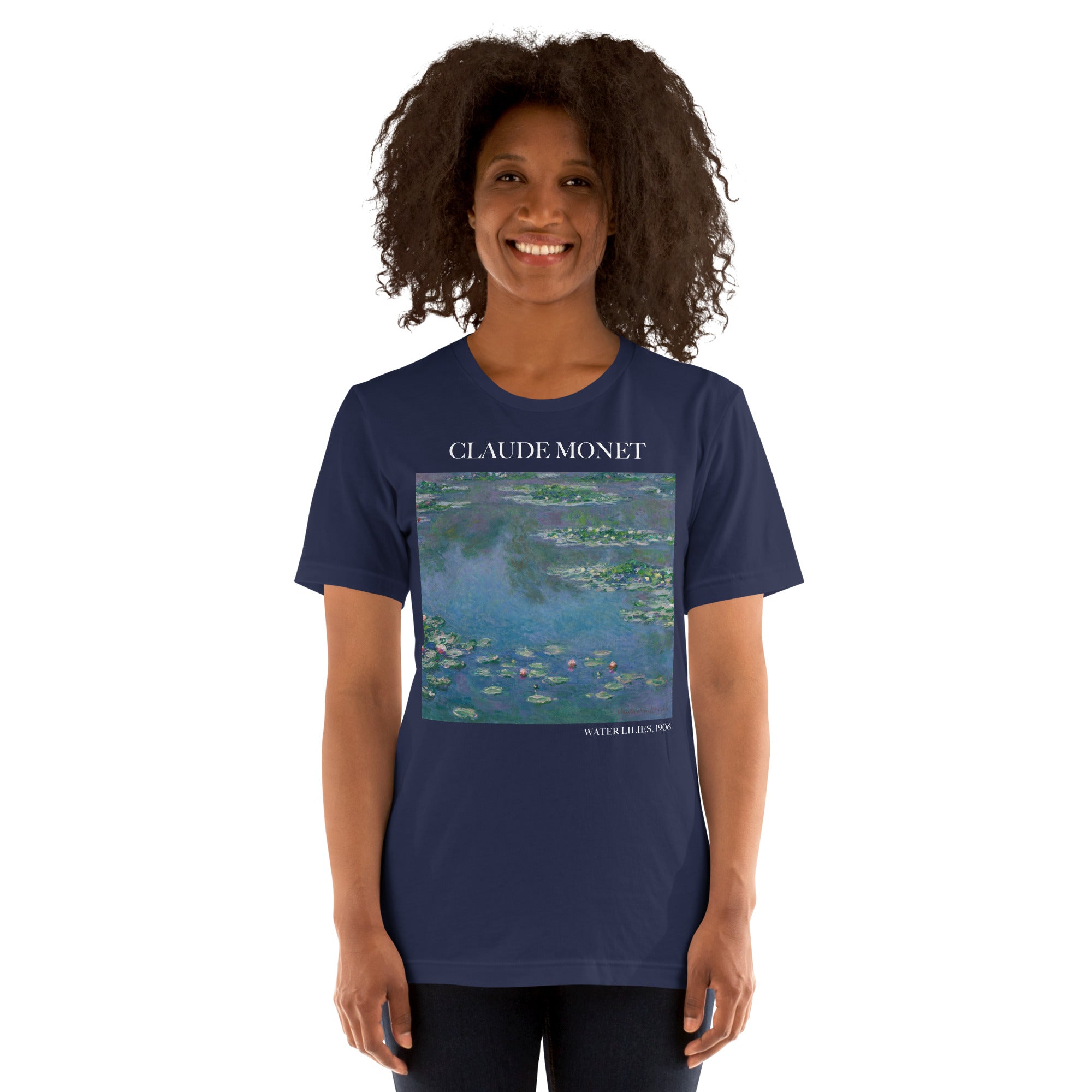 Claude Monet 'Water Lilies' Famous Painting T-Shirt | Unisex Classic Art Tee