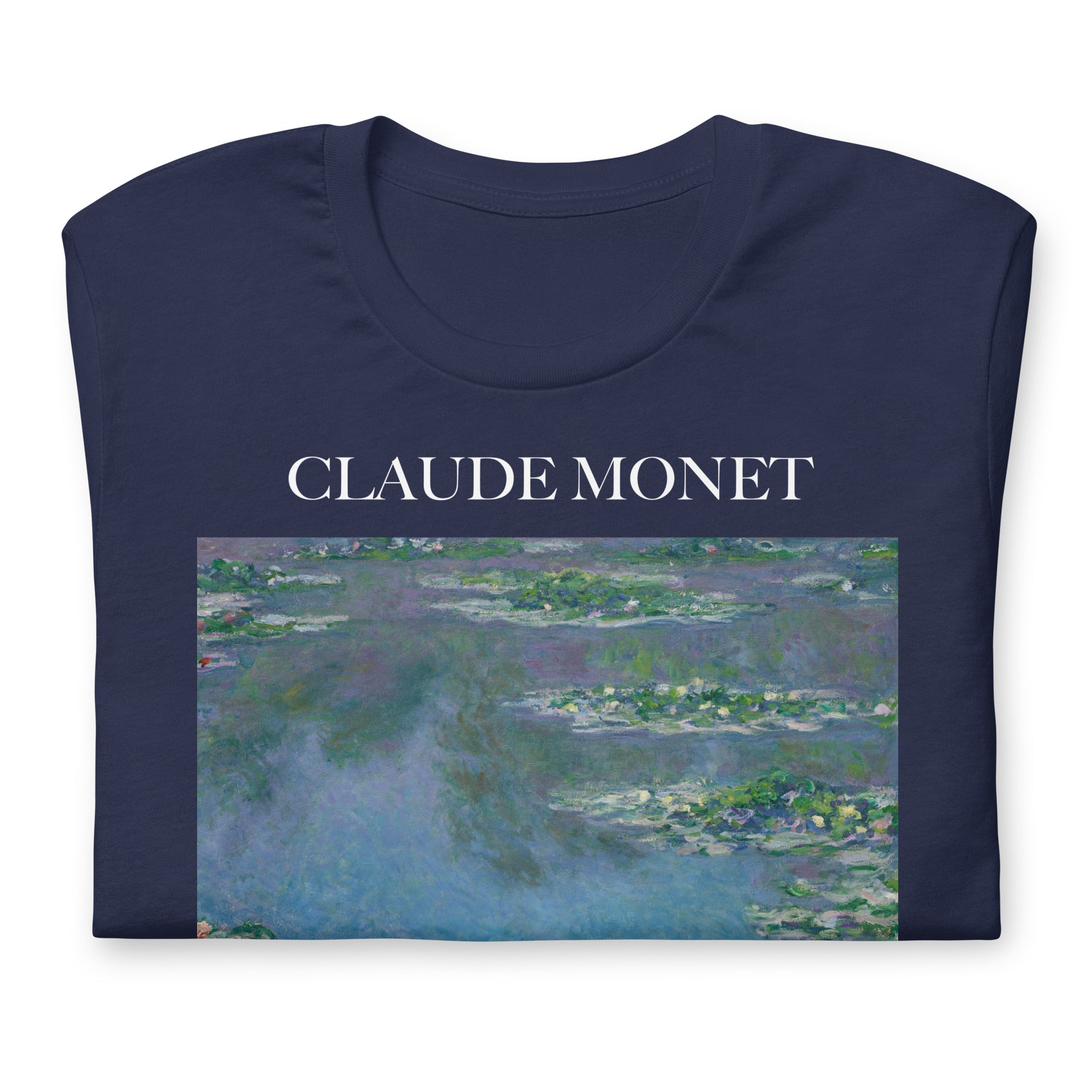 Claude Monet 'Water Lilies' Famous Painting T-Shirt | Unisex Classic Art Tee