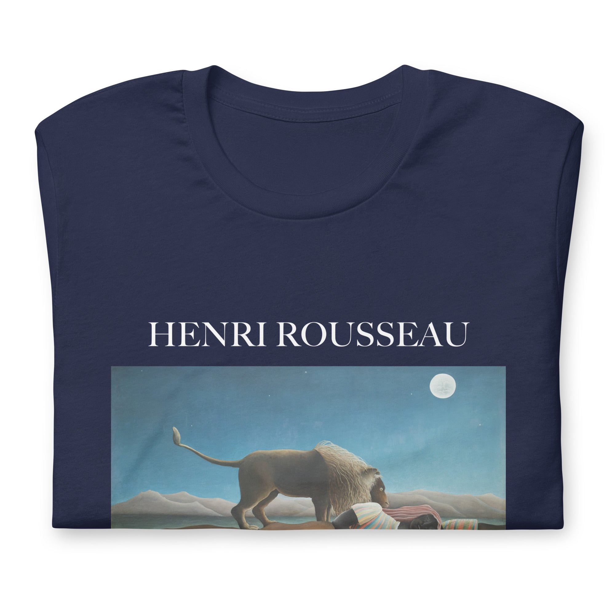 Henri Rousseau 'The Sleeping Gypsy' Famous Painting T-Shirt | Unisex Classic Art Tee