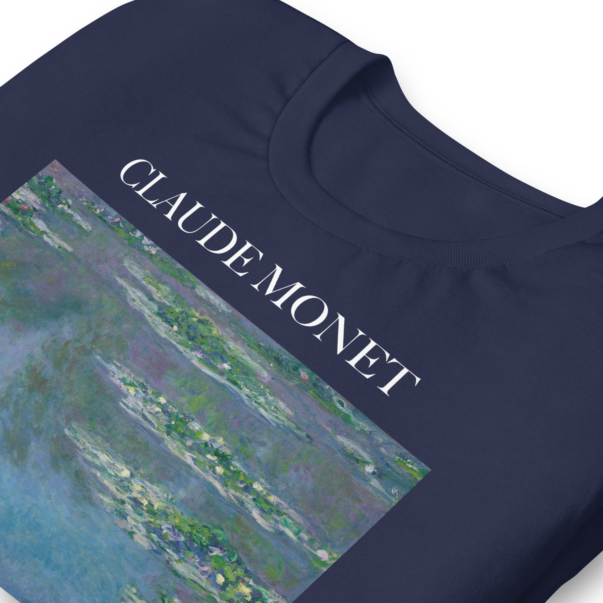 Claude Monet 'Water Lilies' Famous Painting T-Shirt | Unisex Classic Art Tee