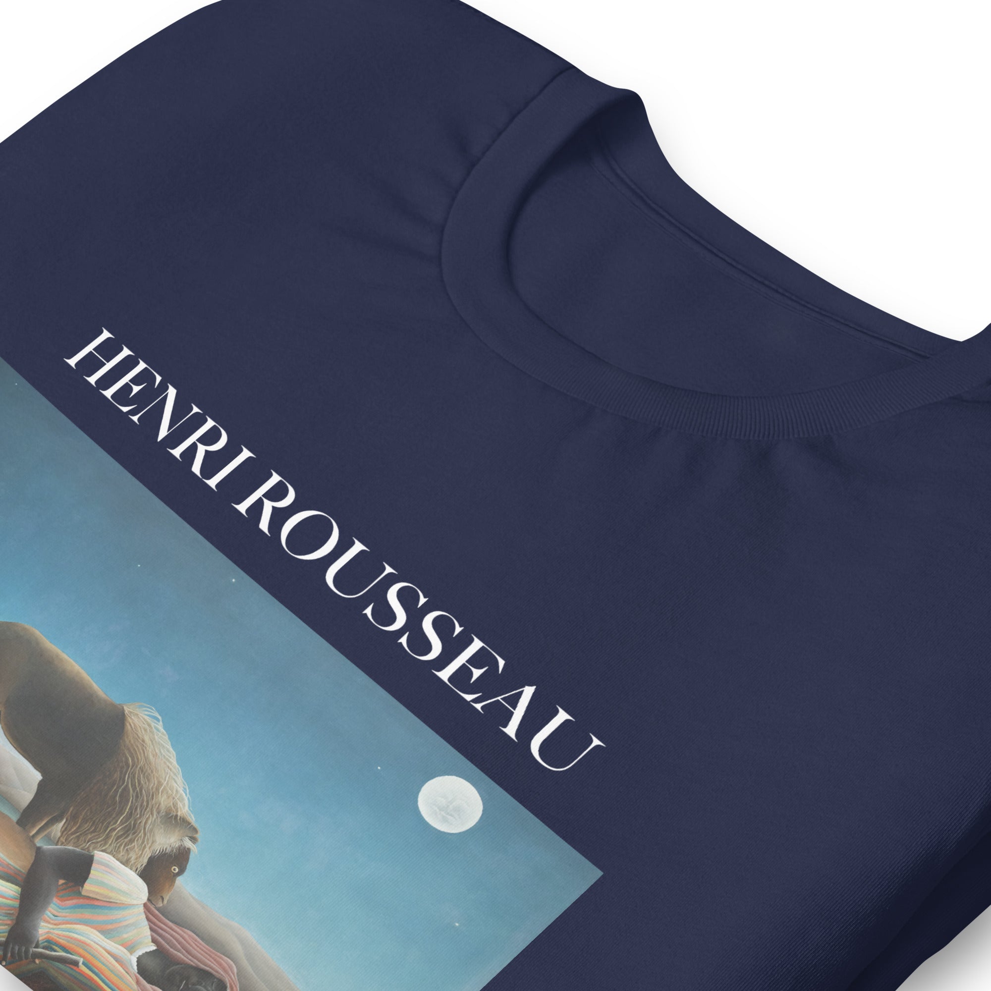 Henri Rousseau 'The Sleeping Gypsy' Famous Painting T-Shirt | Unisex Classic Art Tee