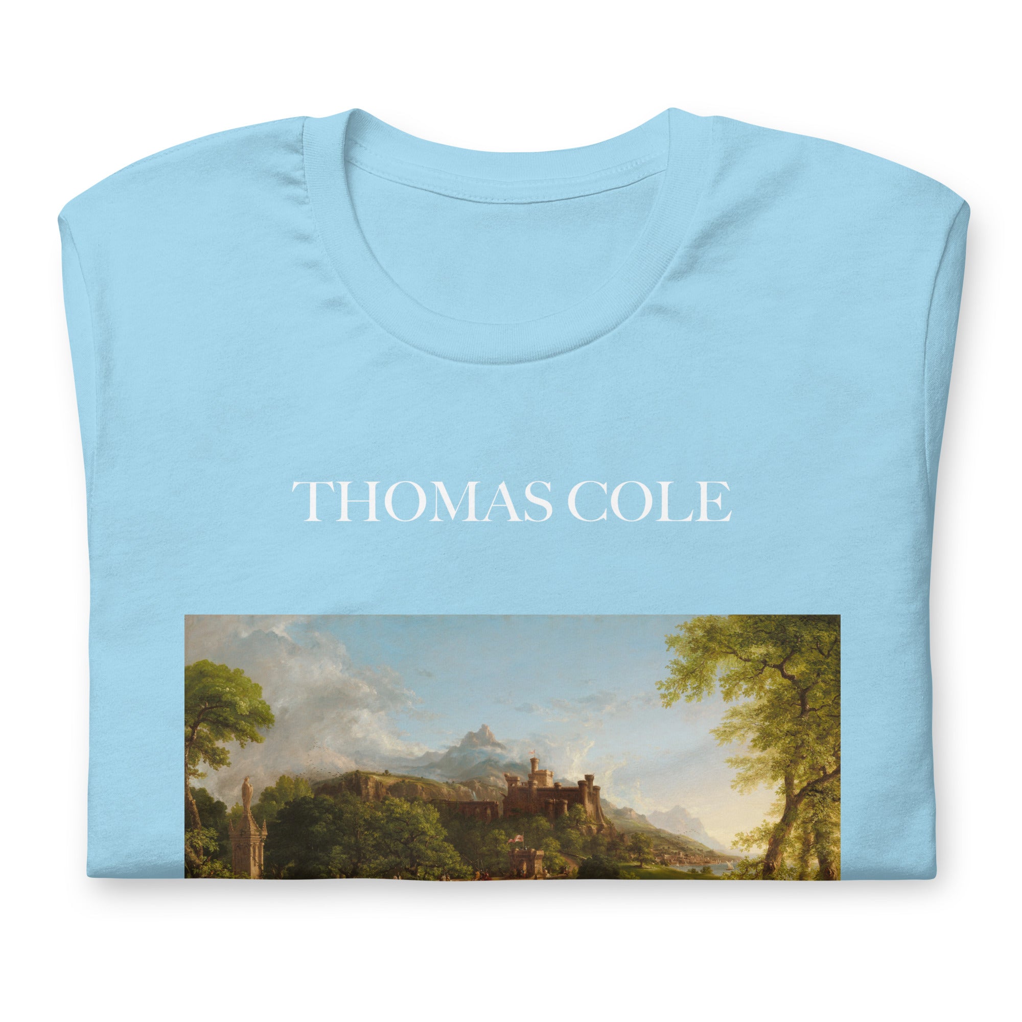 Thomas Cole 'The Departure' Famous Painting T-Shirt | Unisex Classic Art Tee