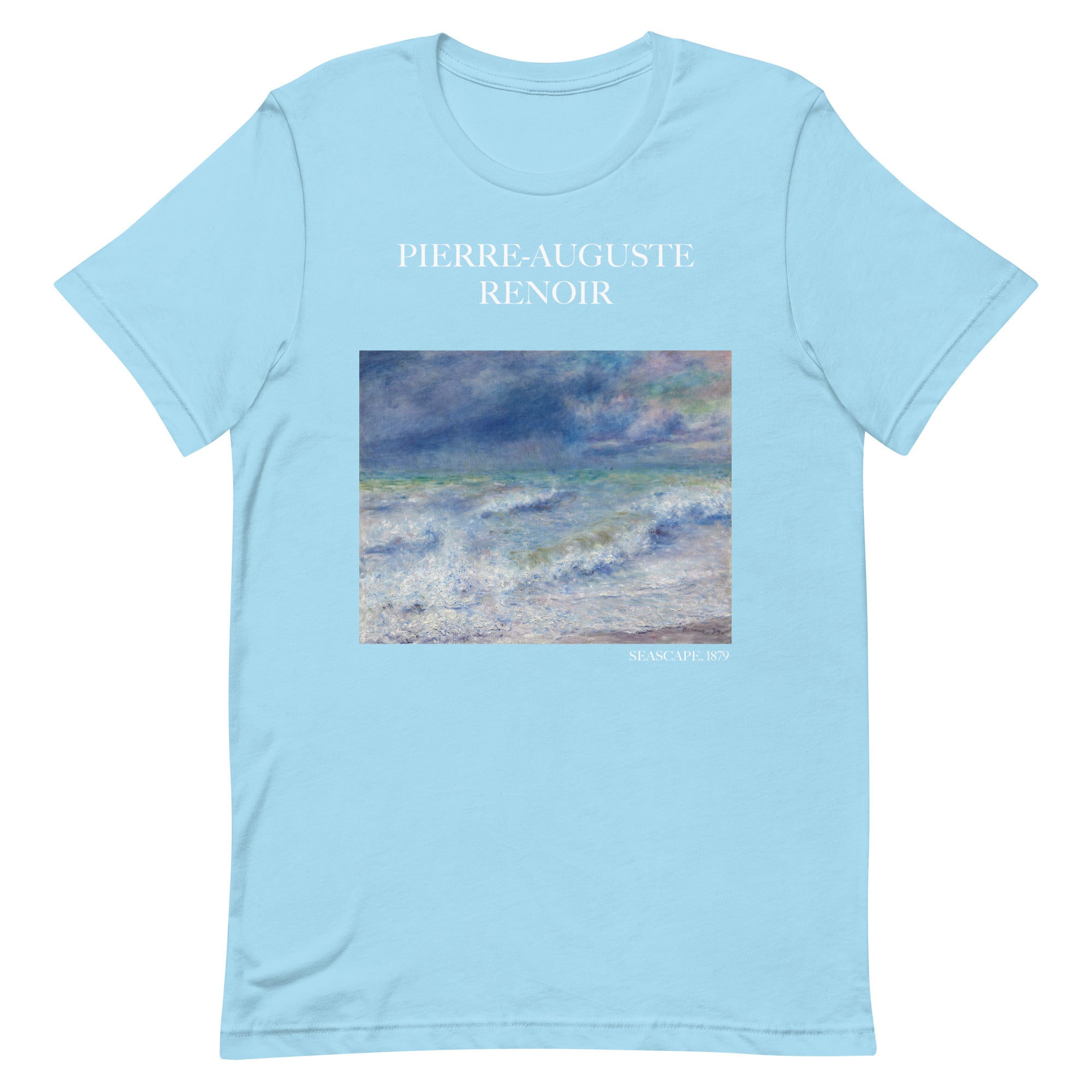 Pierre-Auguste Renoir T-Shirt „Meereslandschaft“, berühmtes Gemälde, Unisex, klassisches Kunst-T-Shirt
