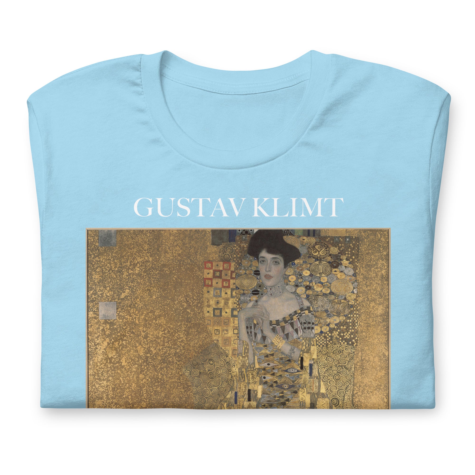 Gustav Klimt 'Portrait von Adele Bloch-Bauer I' Berühmtes Gemälde T-Shirt | Unisex Klassisches Kunst-T-Shirt