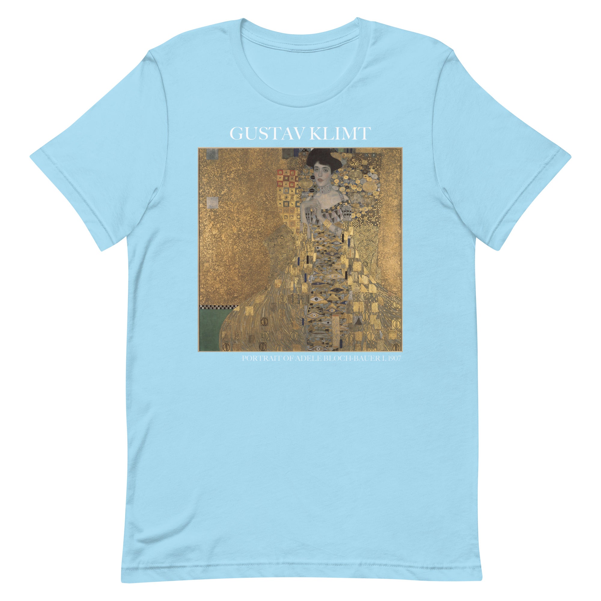 Gustav Klimt 'Portrait von Adele Bloch-Bauer I' Berühmtes Gemälde T-Shirt | Unisex Klassisches Kunst-T-Shirt