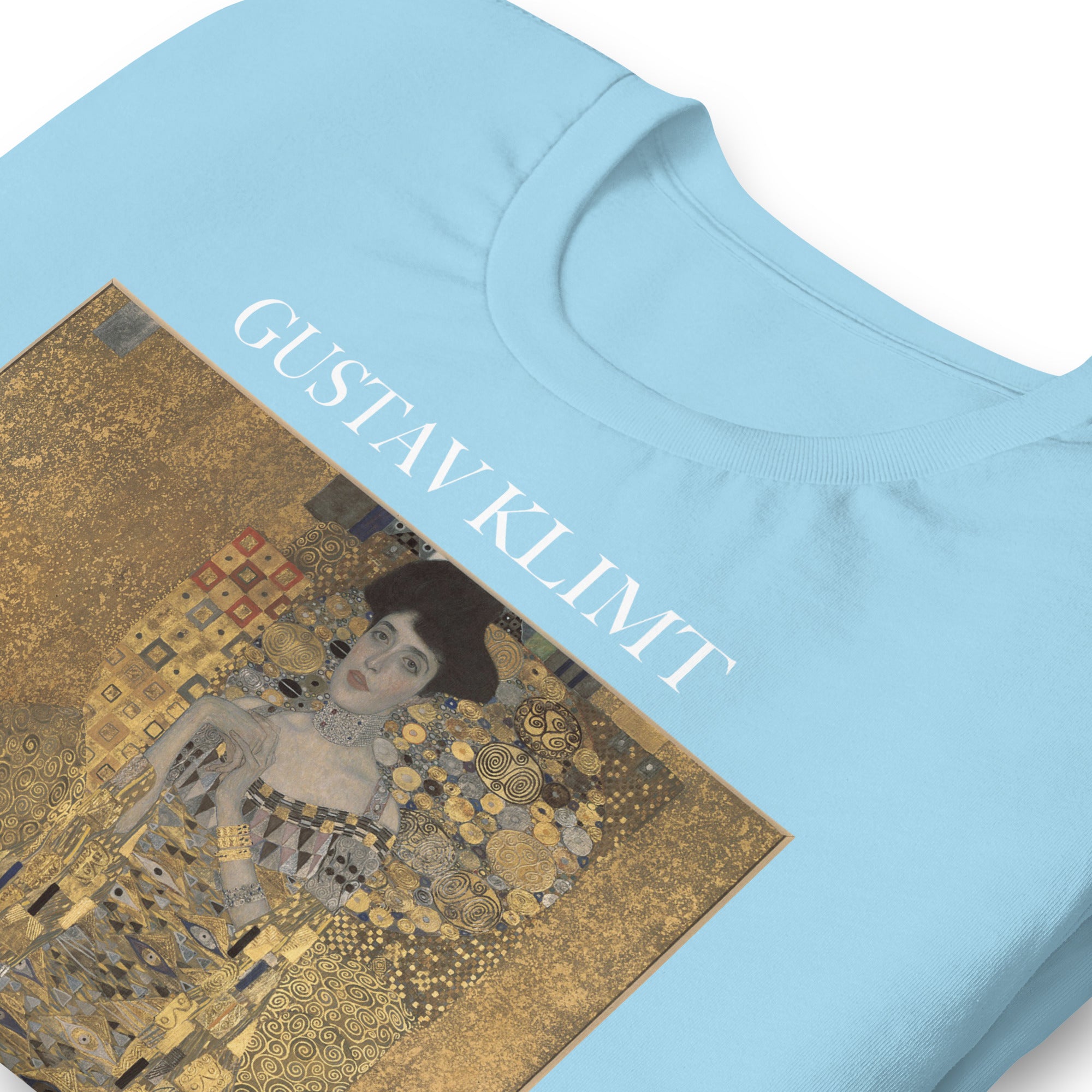 Gustav Klimt 'Portrait von Adele Bloch-Bauer I' Berühmtes Gemälde T-Shirt | Unisex Klassisches Kunst-T-Shirt