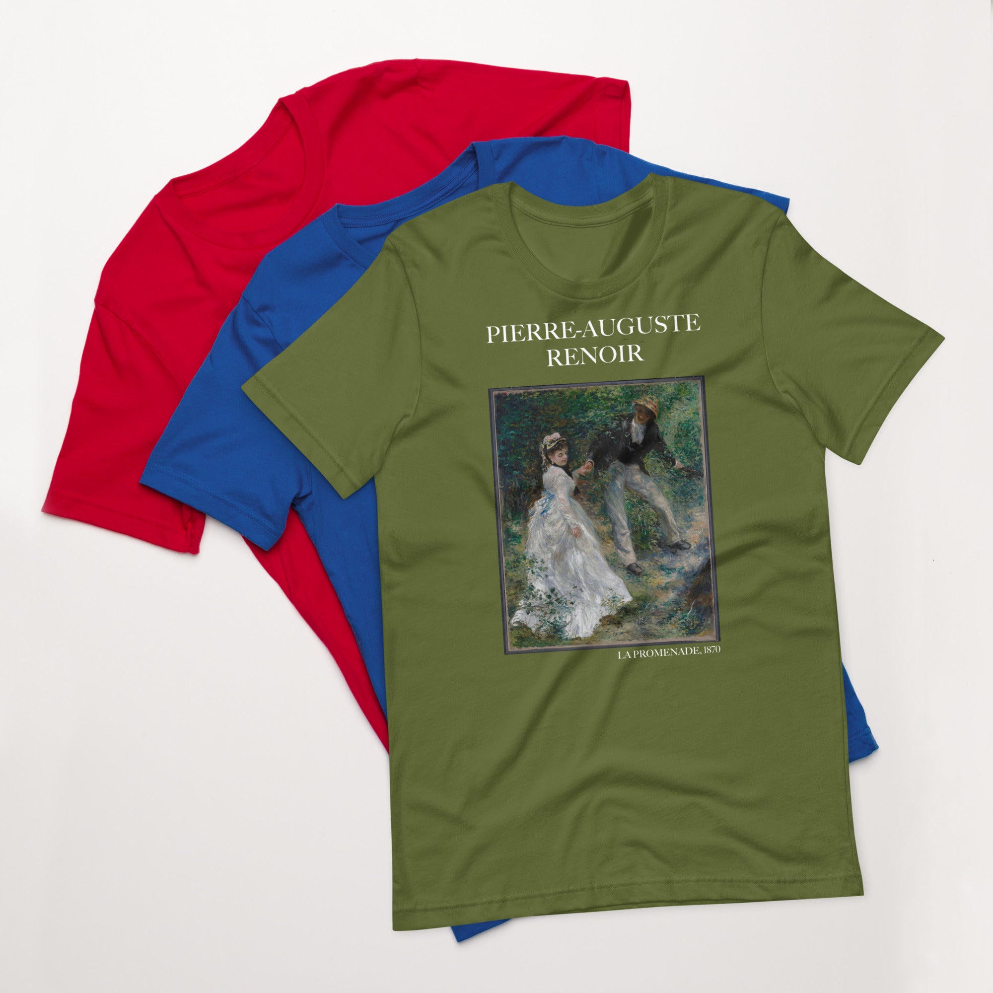 Pierre-Auguste Renoir T-Shirt „La Promenade“, berühmtes Gemälde, Unisex, klassisches Kunst-T-Shirt