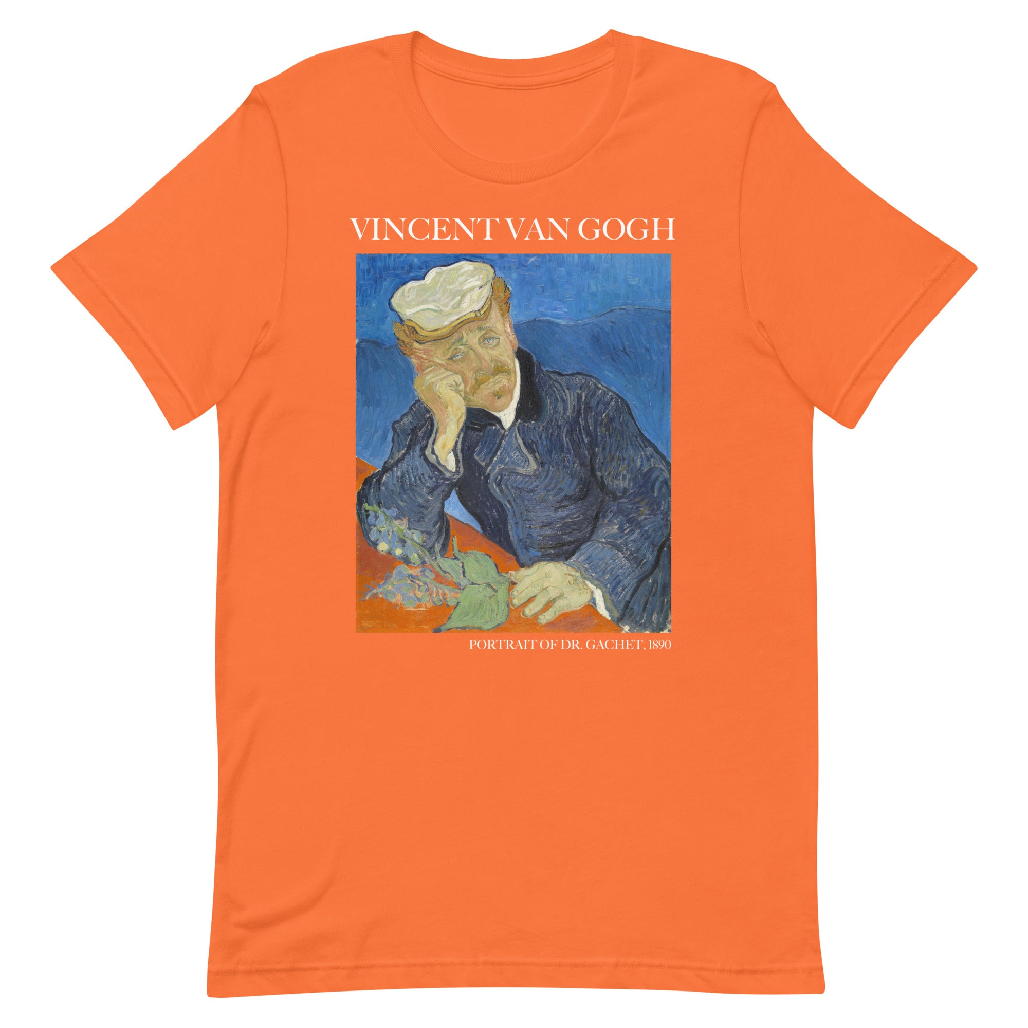 Vincent van Gogh 'Portrait of Dr. Gachet' Famous Painting T-Shirt | Unisex Classic Art Tee