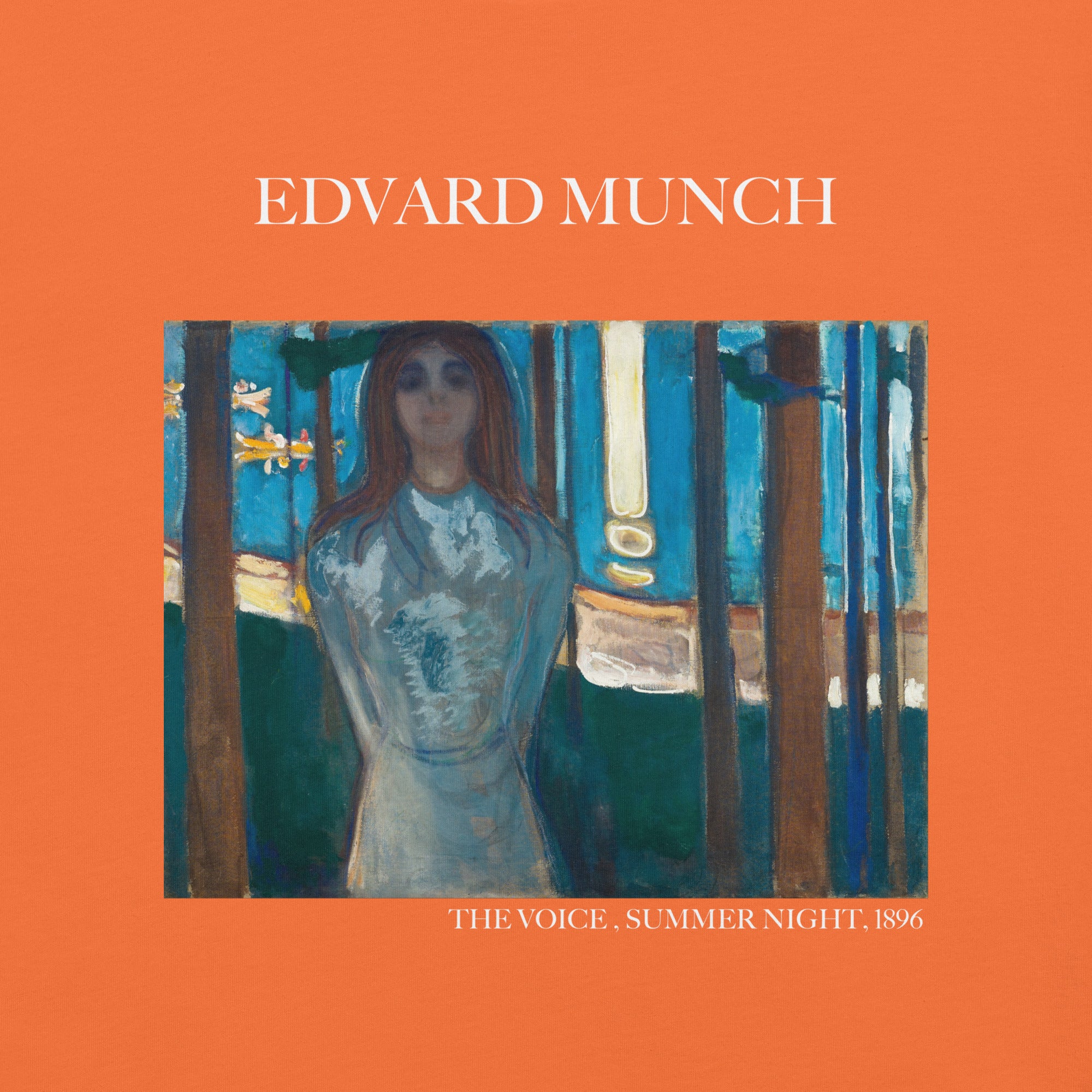 Edvard Munch 'The Voice, Summer Night' Famous Painting T-Shirt | Unisex Classic Art Tee