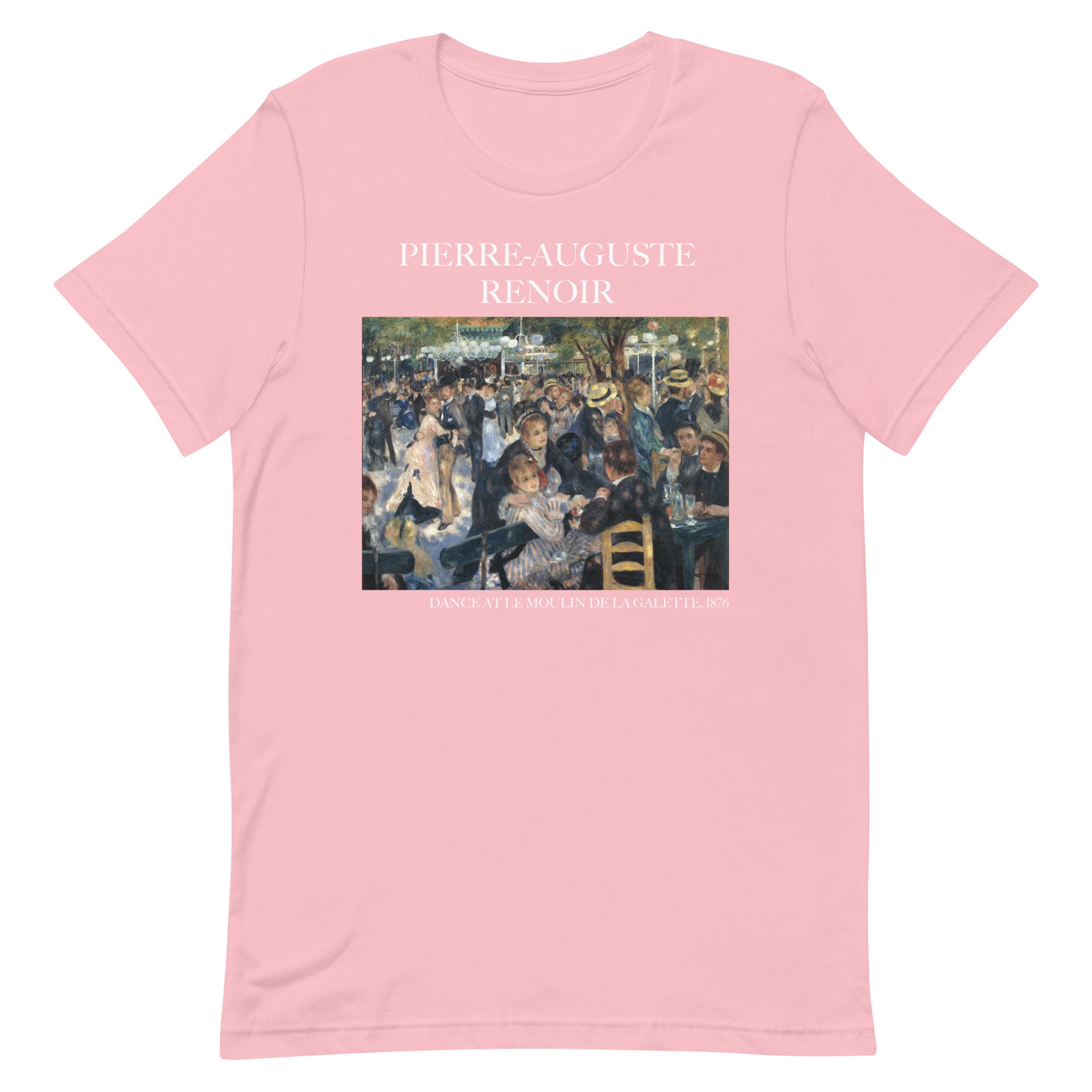 Pierre-Auguste Renoir 'Tanz im Moulin de la Galette' berühmtes Gemälde T-Shirt | Unisex Klassisches Art T-Shirt