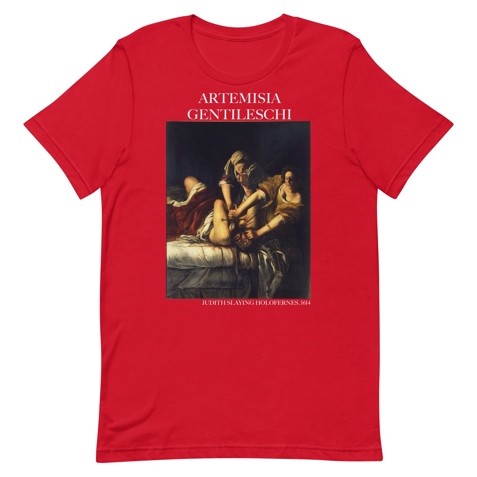 Artemisia Gentileschi T-Shirt mit berühmtem Gemälde „Judith erschlägt Holofernes“ | Unisex-T-Shirt im klassischen Kunststil