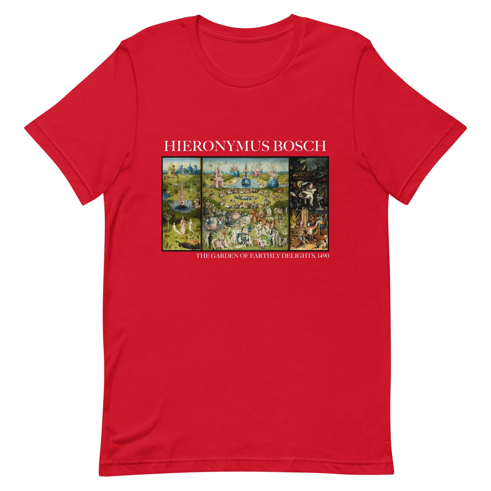 Hieronymus Bosch 'The Garden of Earthly Delights' Famous Painting T-Shirt | Unisex Classic Art Tee